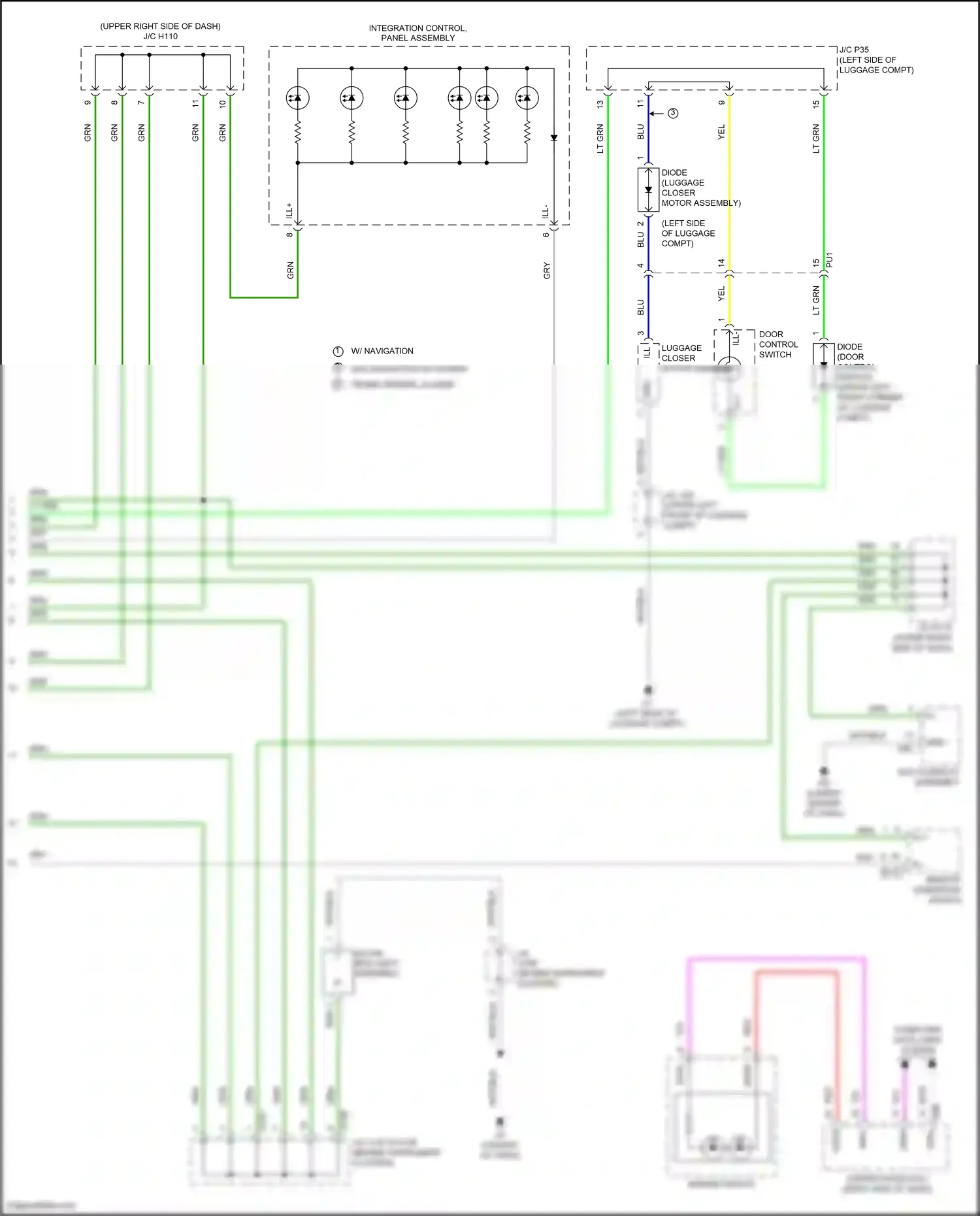 Wiring diagram lt grn for Lexus ES XV60 facelift (2015-2018) (85 of 106)