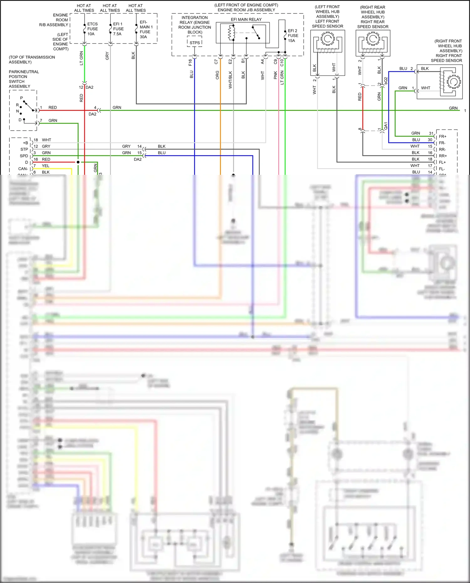 Wiring diagram lt grn for Lexus ES XV60 facelift (2015-2018) (34 of 106)