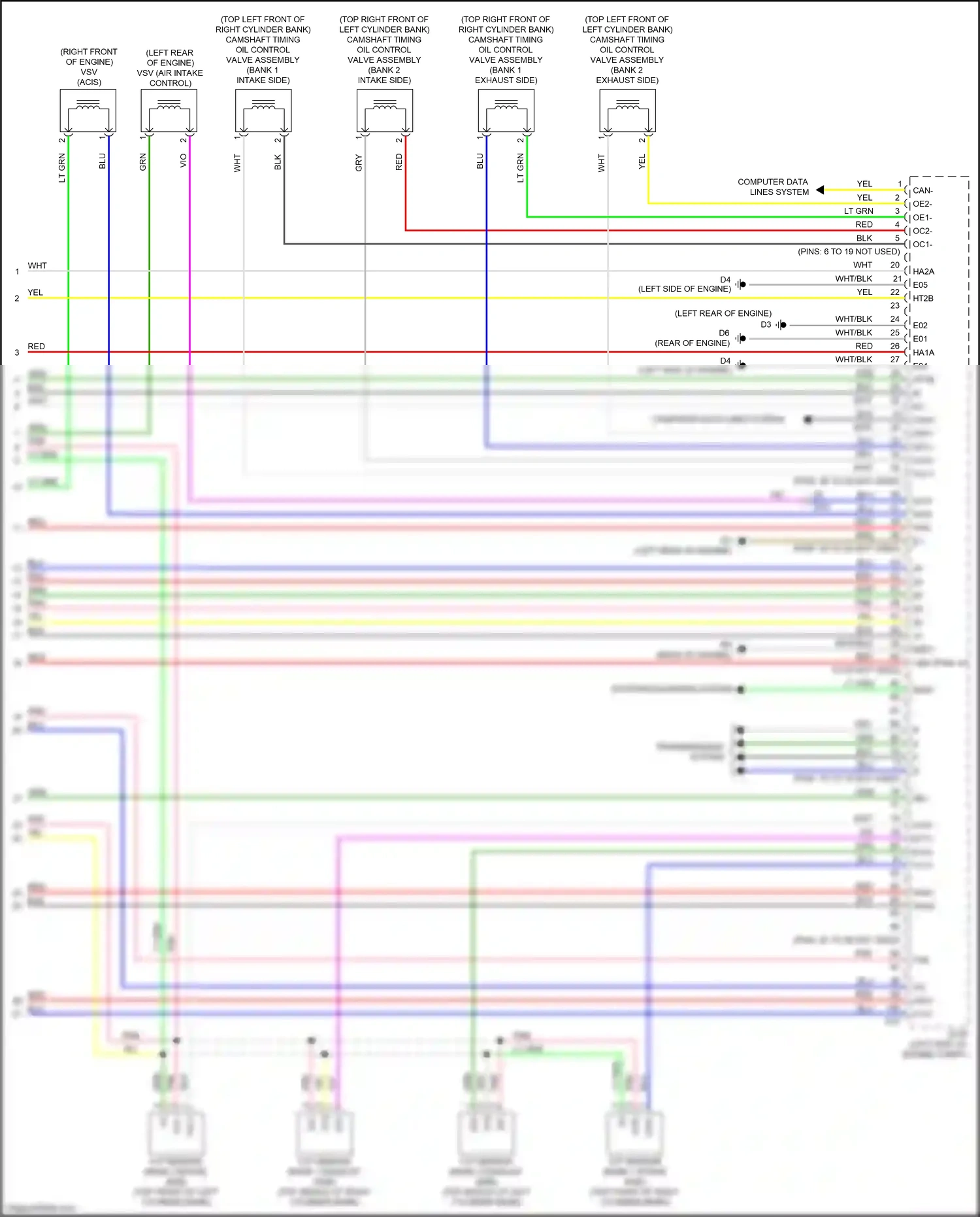 Wiring diagram red for Lexus ES XV60 facelift (2015-2018) (145 of 145)