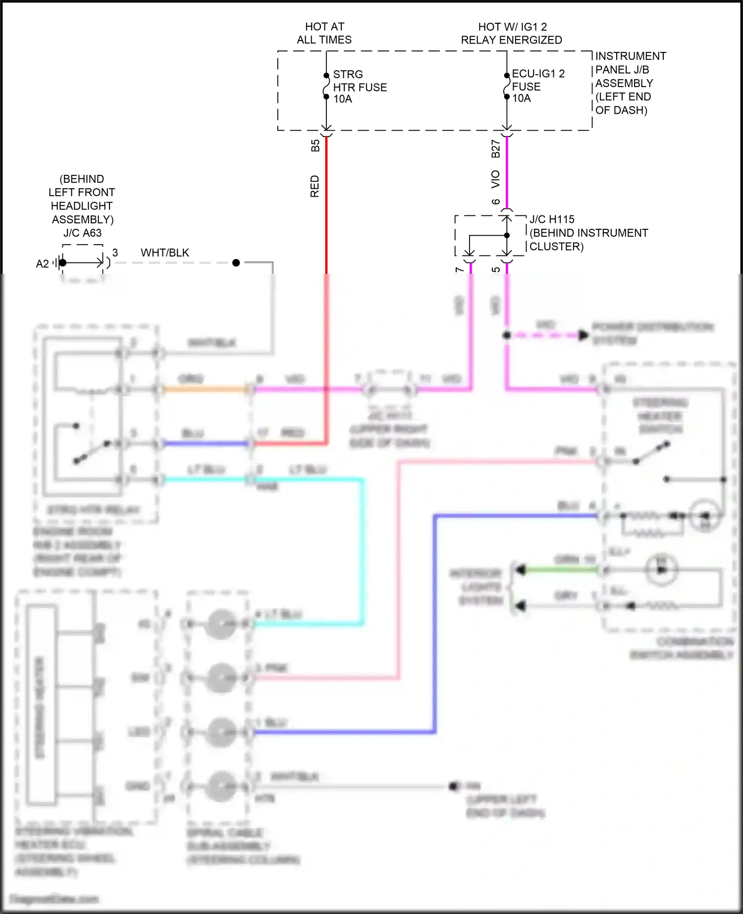 Wiring diagram relay energized for Lexus ES XV60 facelift (2015-2018) (25 of 63)