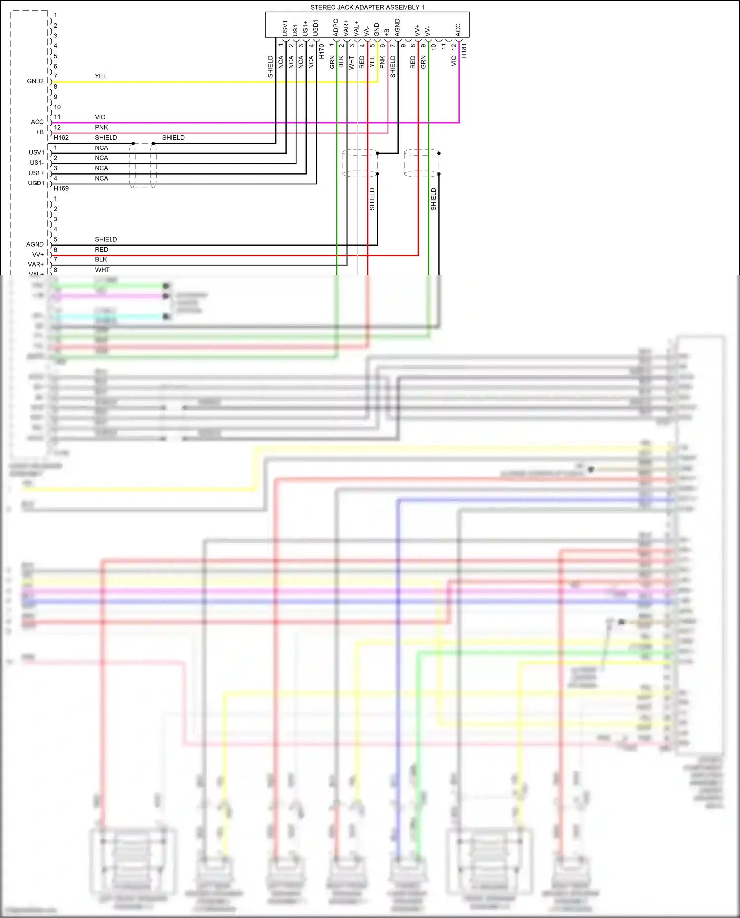 Wiring diagram sl- for Lexus ES XV60 facelift (2015-2018) (2 of 5)
