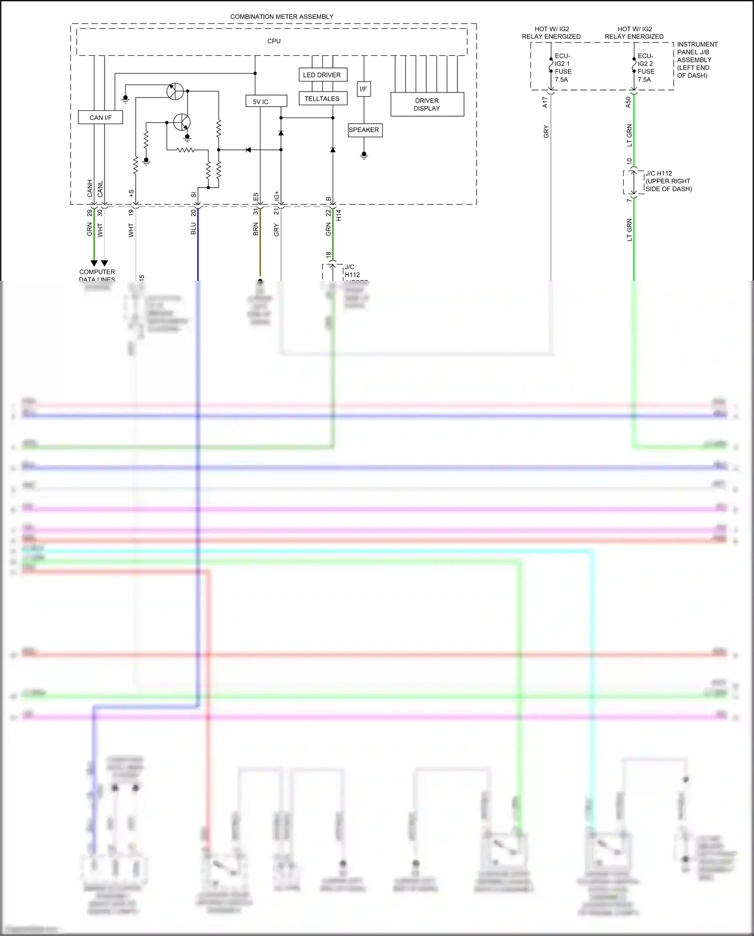 Wiring diagram vio for Lexus ES XV60 facelift (2015-2018) (67 of 134)