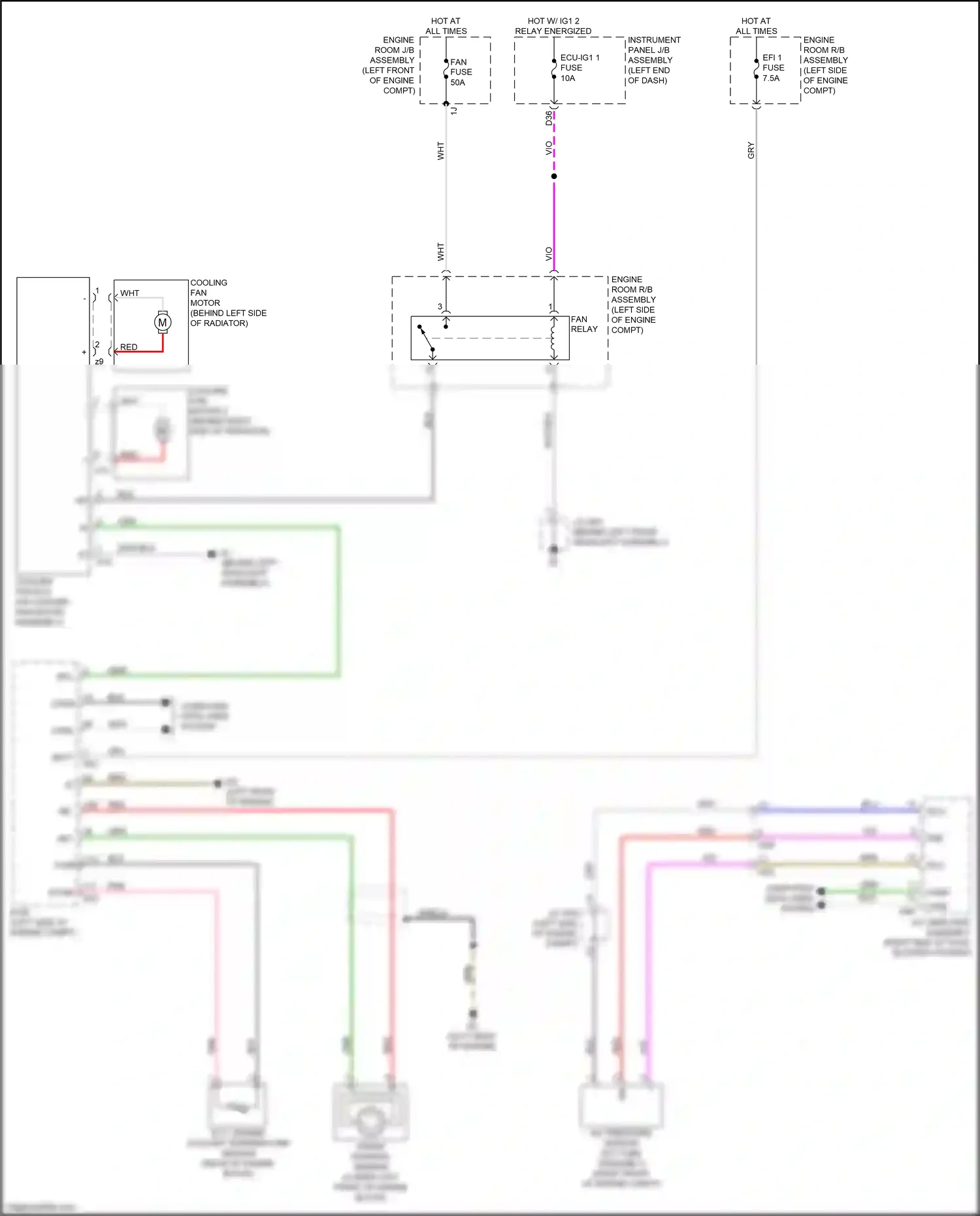 Wiring diagram vio for Lexus ES XV60 facelift (2015-2018) (22 of 134)