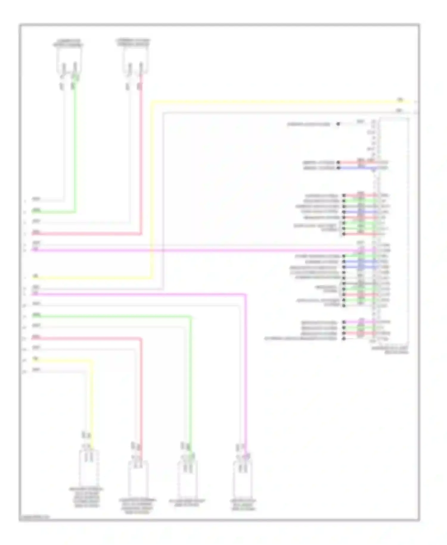 ES Lexus XV60 (2012-2015): Body ecu circuit (3 of 4)