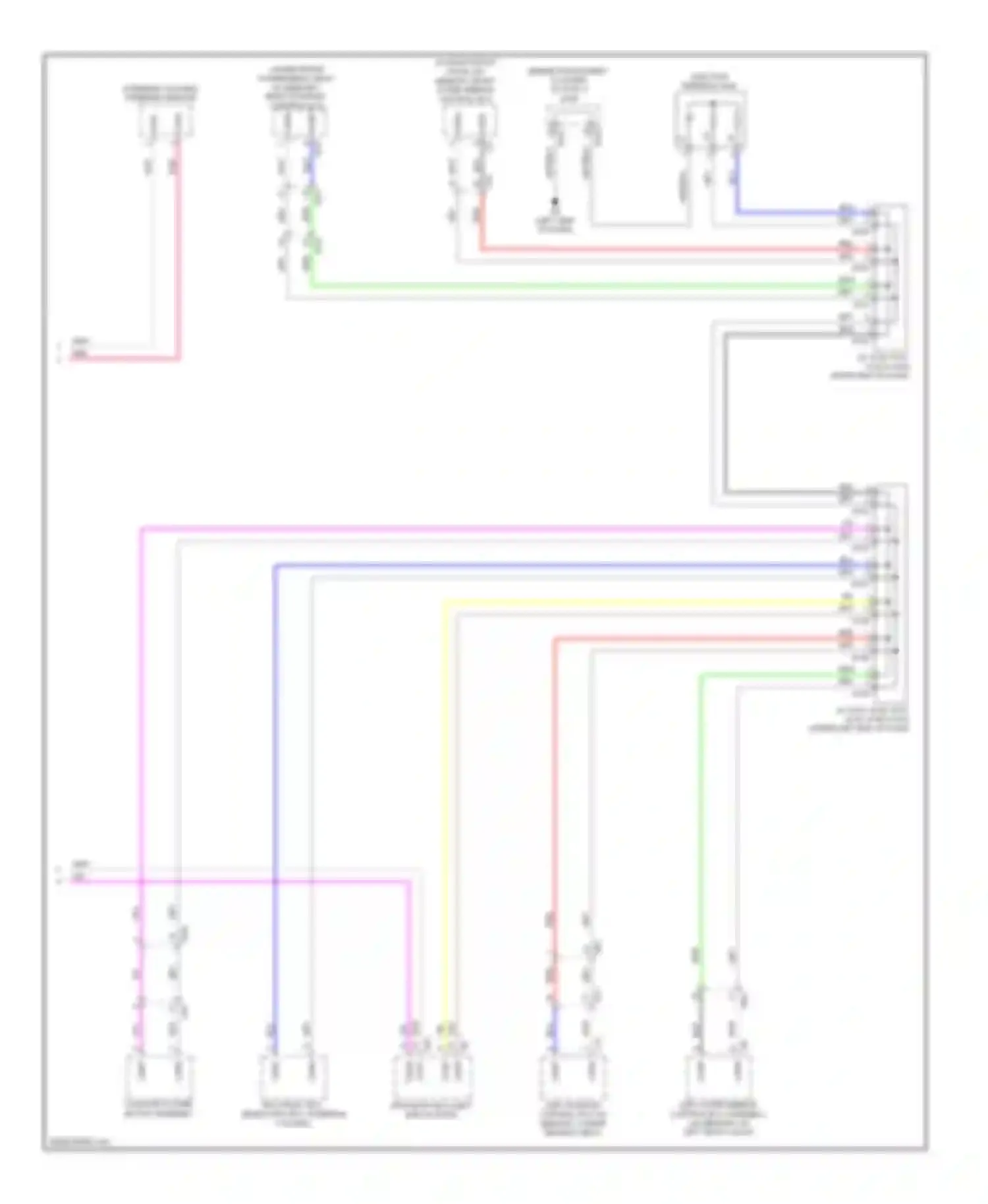 ES Lexus XV60 (2012-2015): High/low bus circuit (4 of 4)