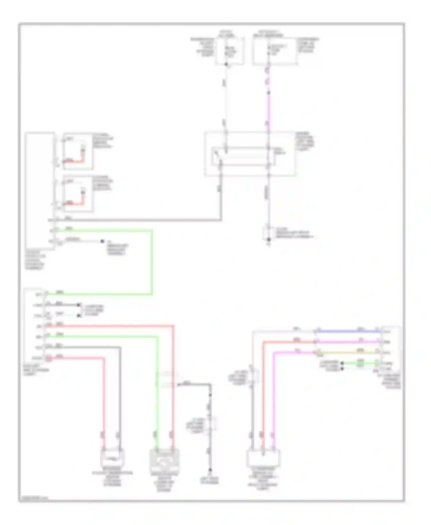 ES Lexus XV60 (2012-2015): Cooling fan circuit