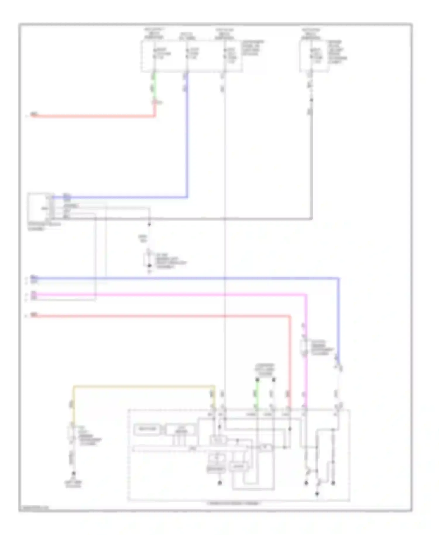 ES Lexus XV60 (2012-2015): Cruise control circuit, without dynamic radar controls (2 of 2)
