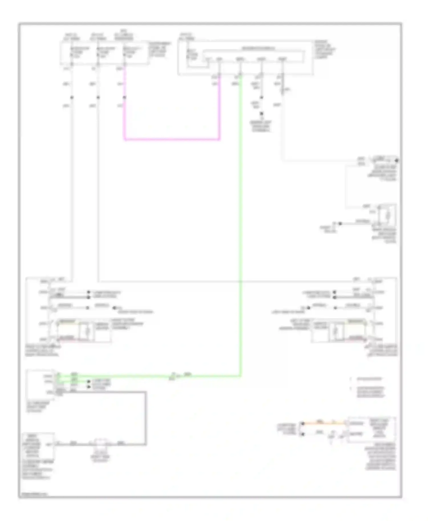 ES Lexus XV60 (2012-2015): Rear defogger & heated mirrors circuit, with memory