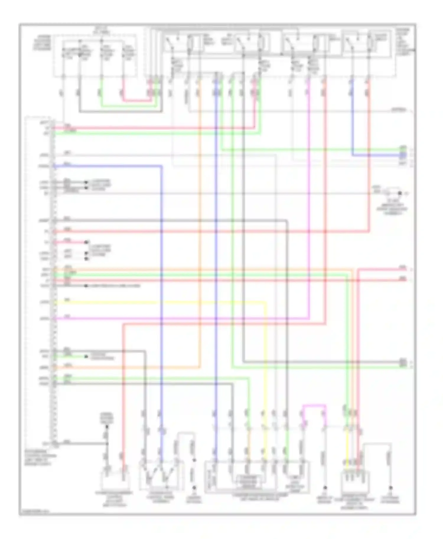 ES Lexus XV60 (2012-2015): Wiring diagram engine performance 2.5l hybrid, engine controls circuit (1 of 4)