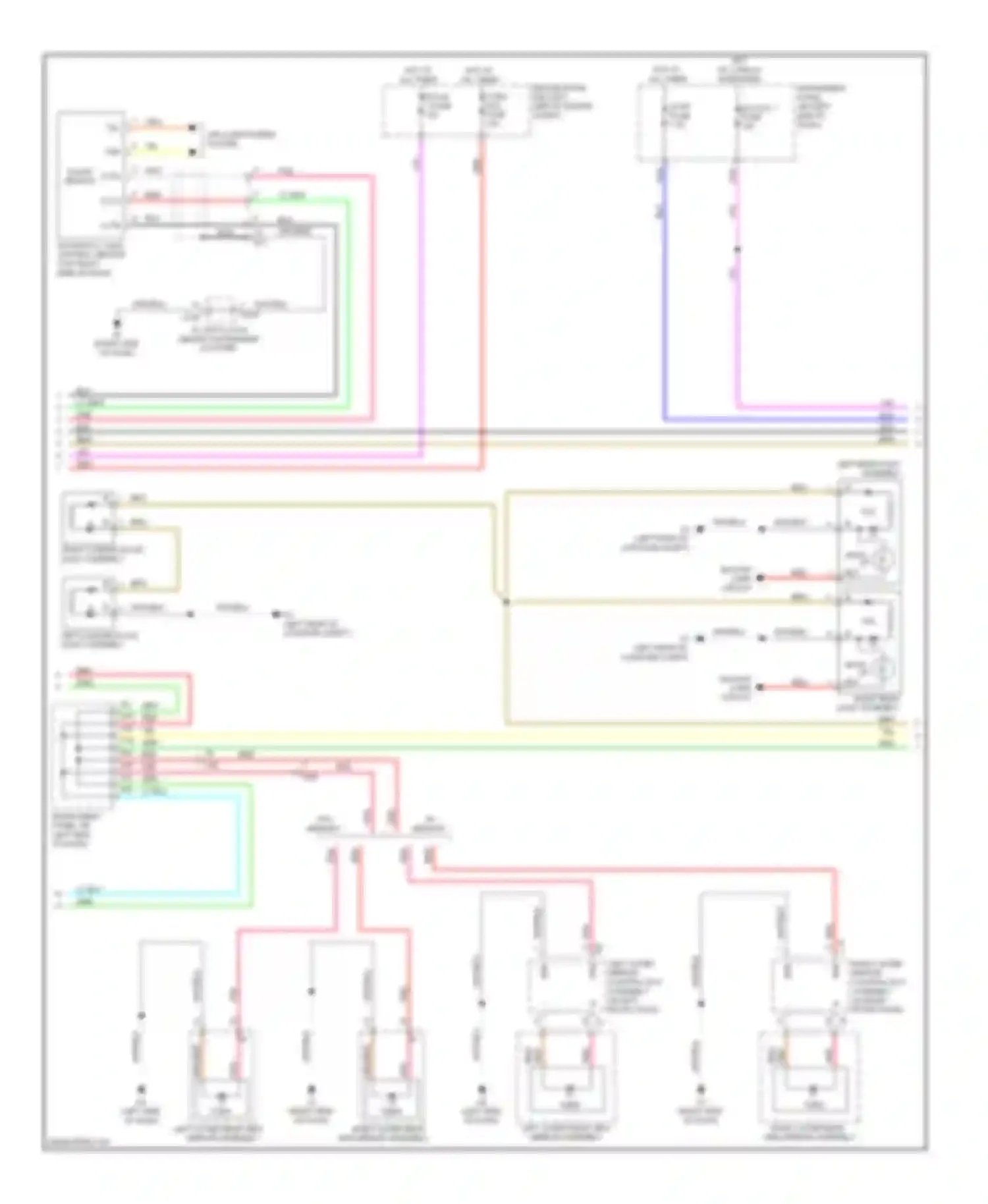 ES Lexus XV60 (2012-2015): Exterior lamps circuit (2 of 3)