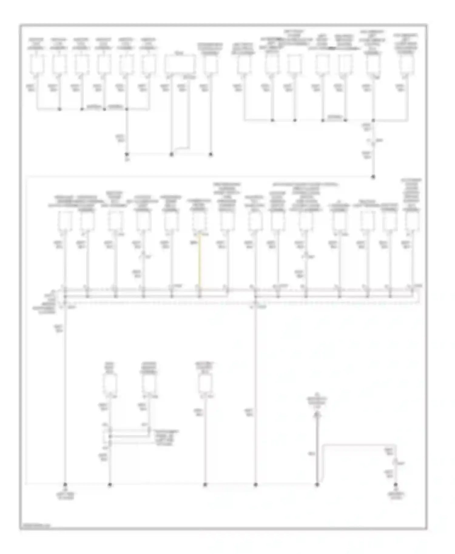 ES Lexus XV60 (2012-2015): Ground distribution circuit (4 of 6)