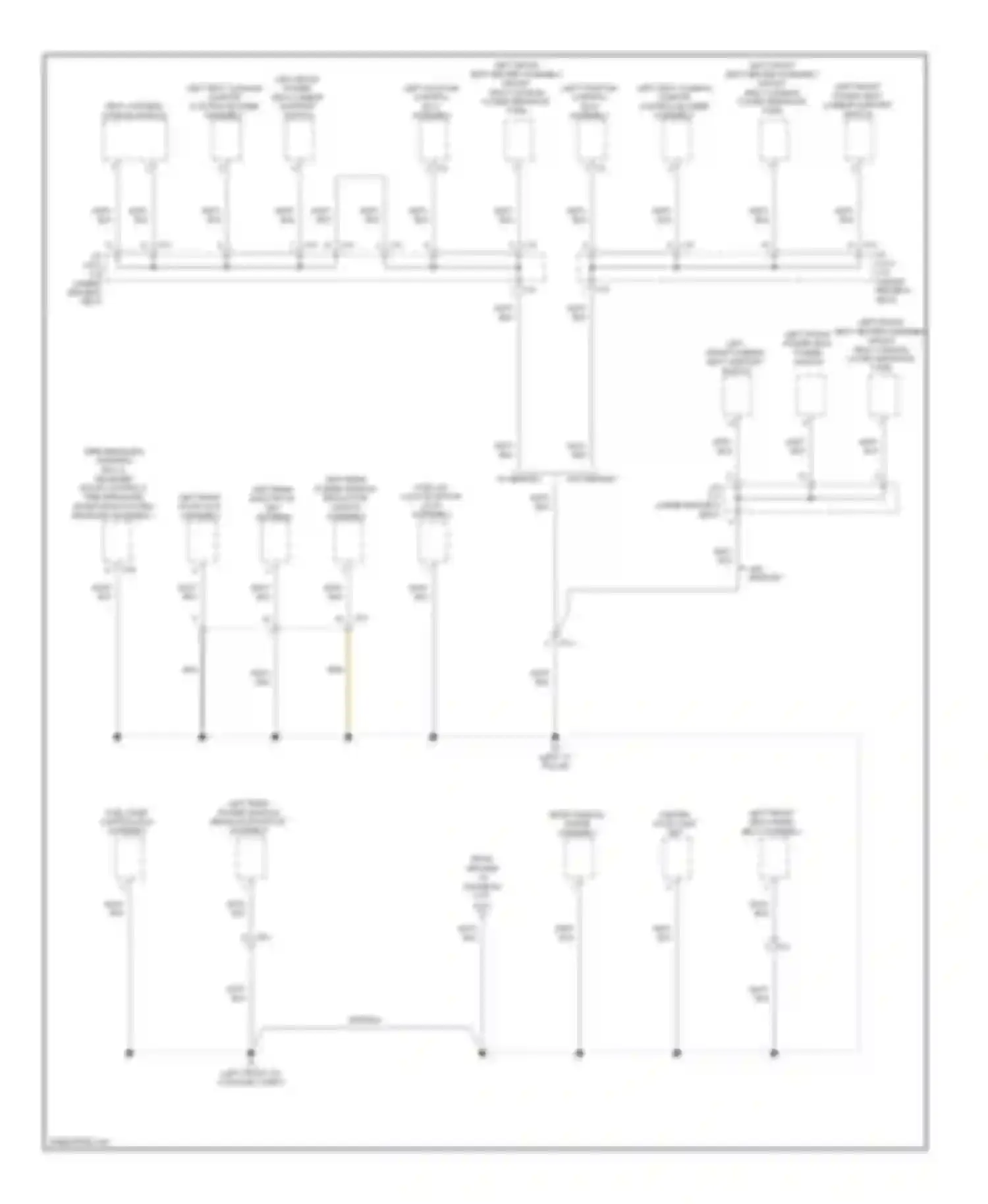 ES Lexus XV60 (2012-2015): Ground distribution circuit (6 of 6)