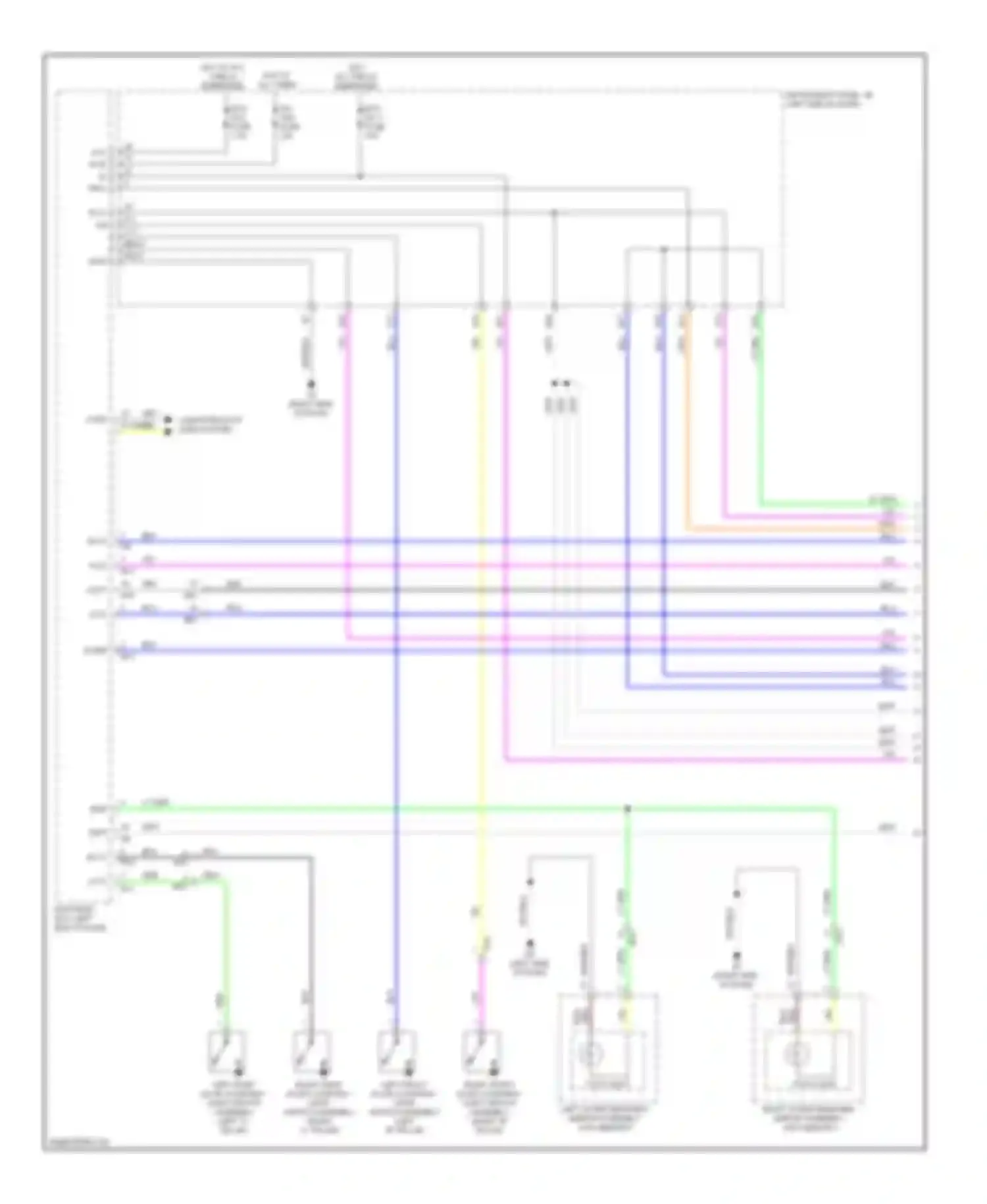 ES Lexus XV60 (2012-2015): Courtesy lamps circuit (1 of 4)