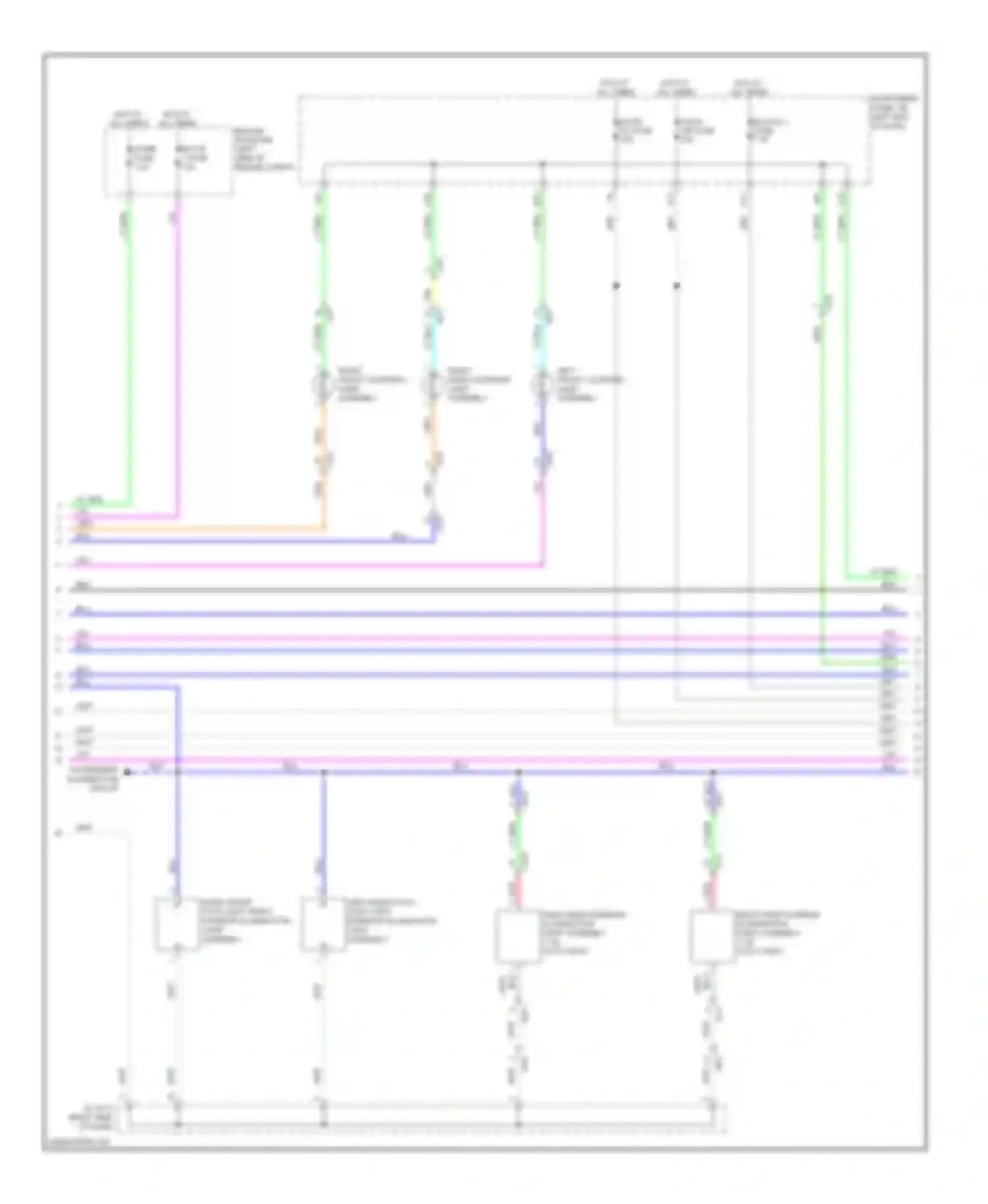 ES Lexus XV60 (2012-2015): Courtesy lamps circuit (2 of 4)