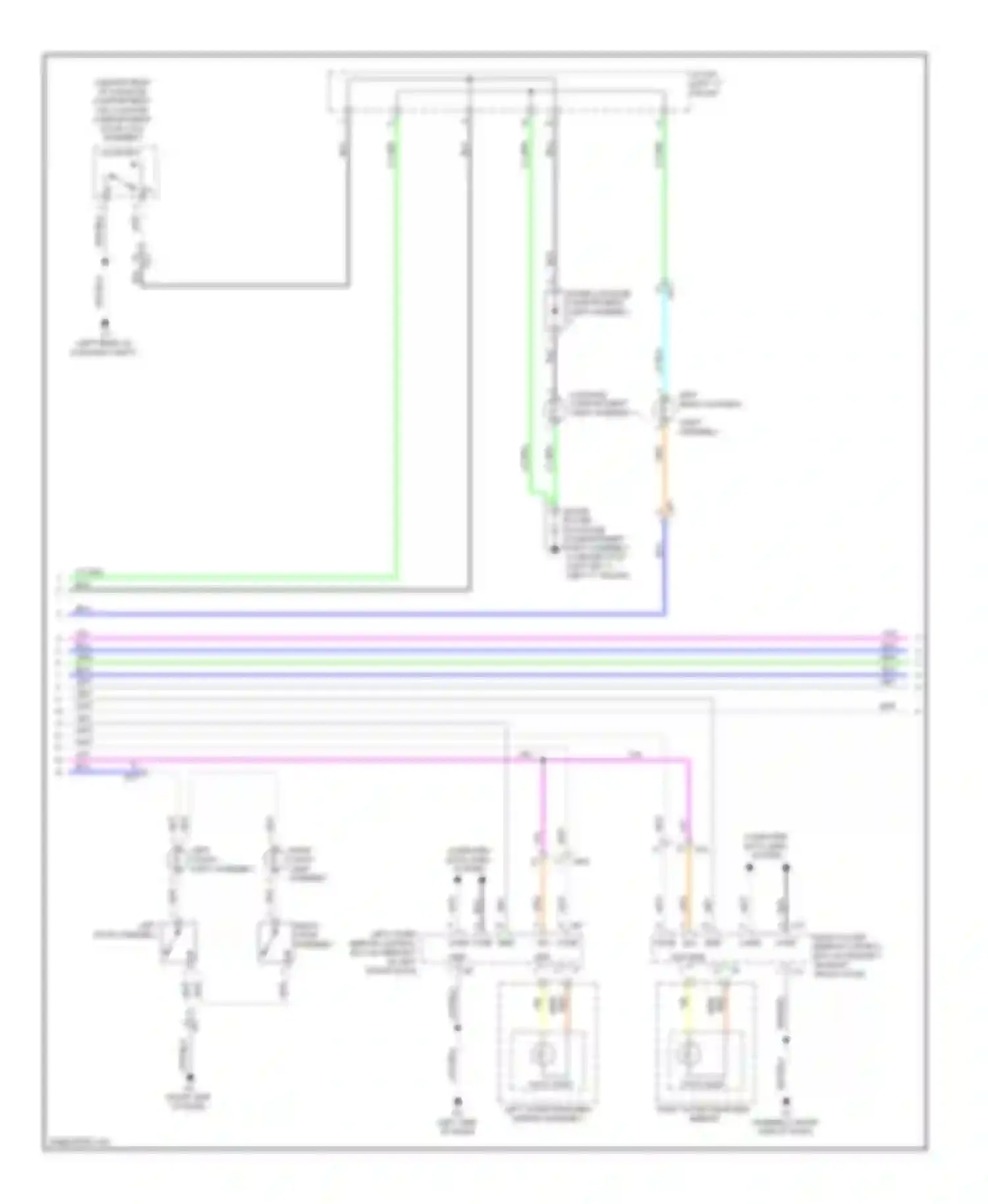 ES Lexus XV60 (2012-2015): Courtesy lamps circuit (3 of 4)