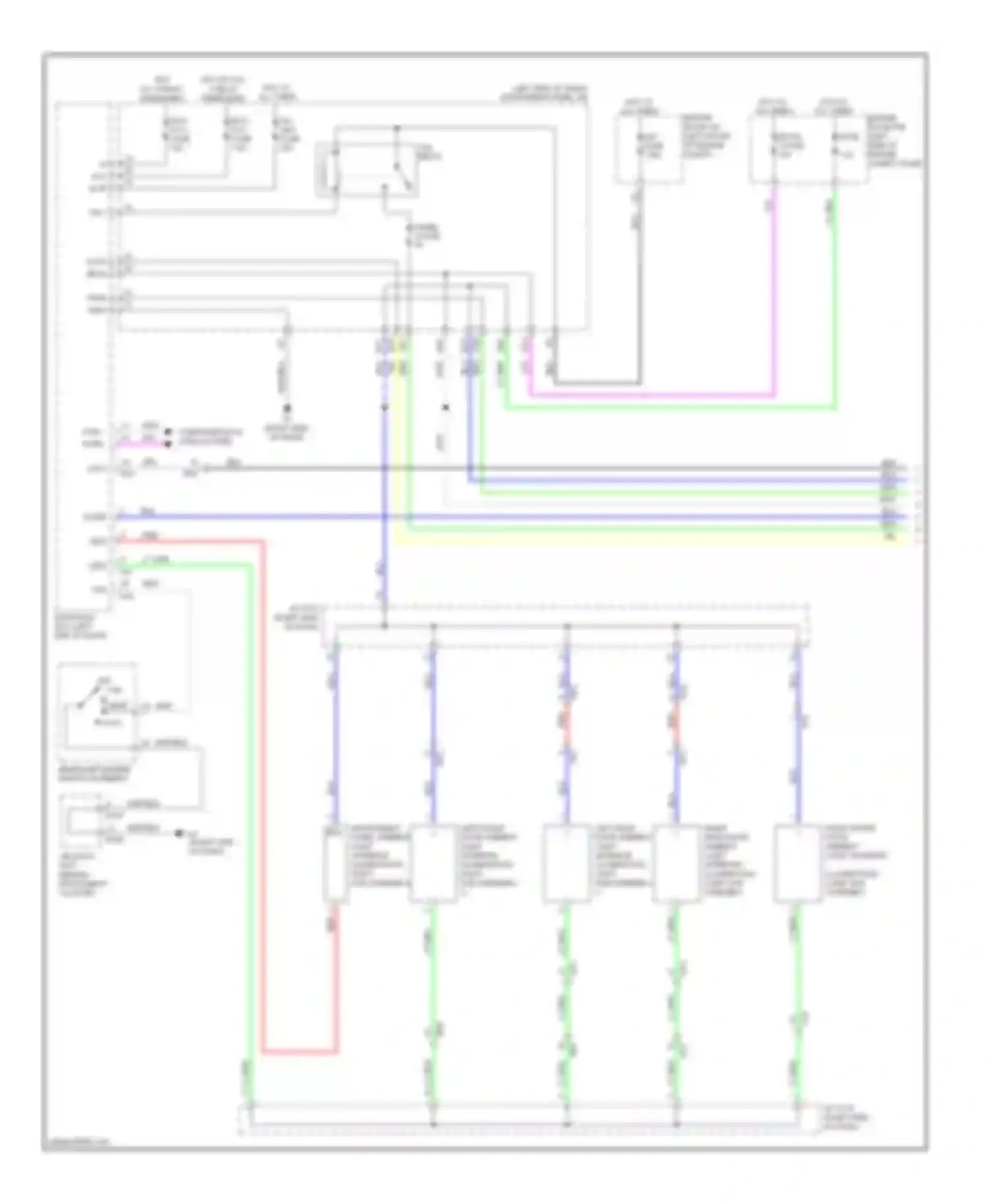 ES Lexus XV60 (2012-2015): Instrument illumination circuit (1 of 6)