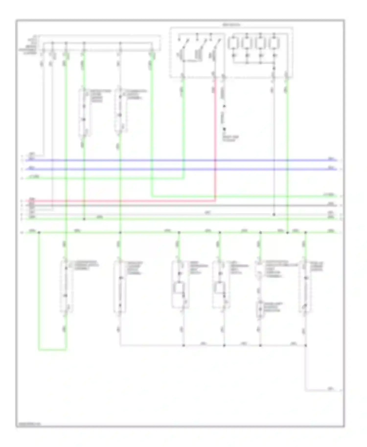 ES Lexus XV60 (2012-2015): Instrument illumination circuit (4 of 6)