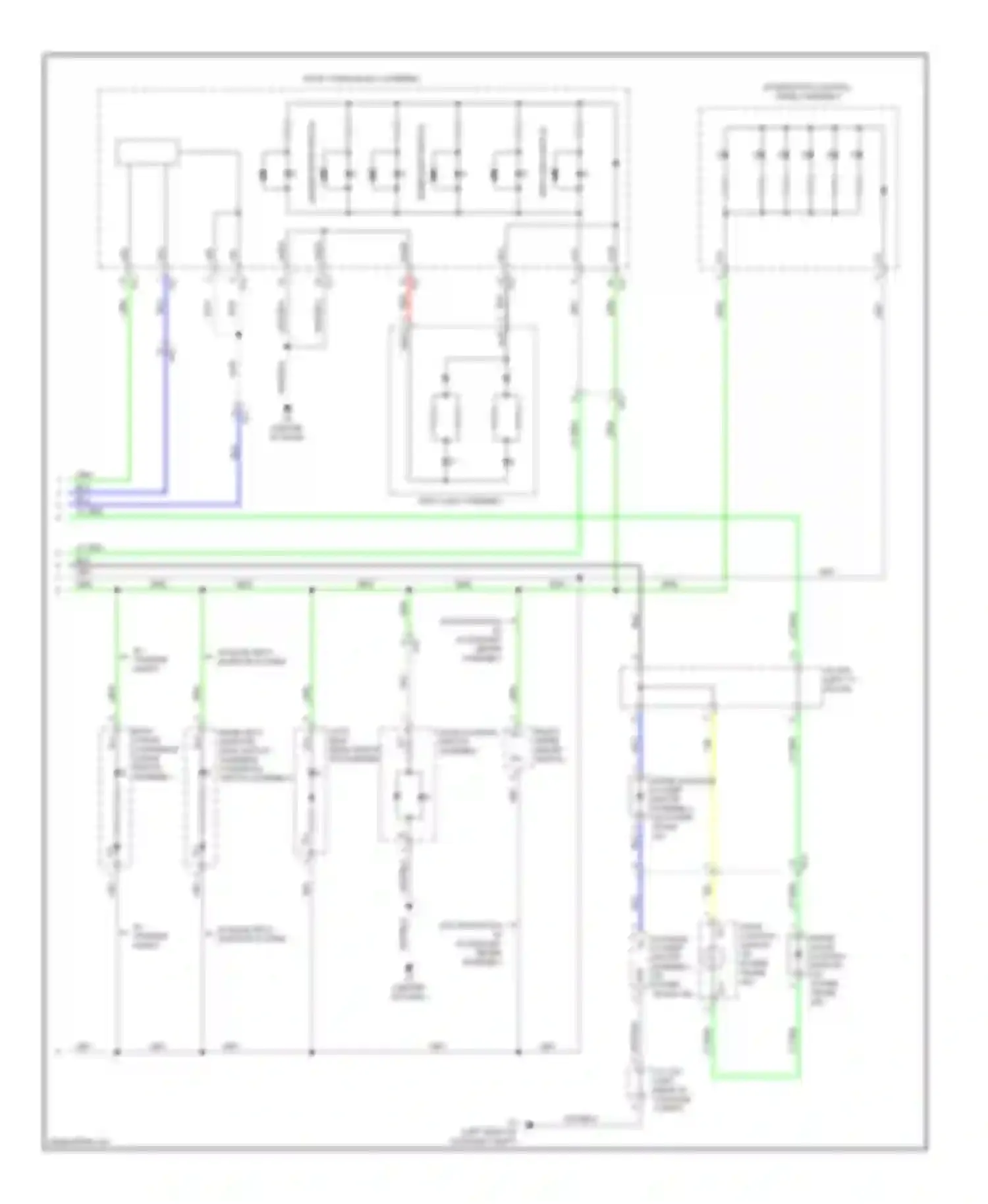 ES Lexus XV60 (2012-2015): Instrument illumination circuit (5 of 5)
