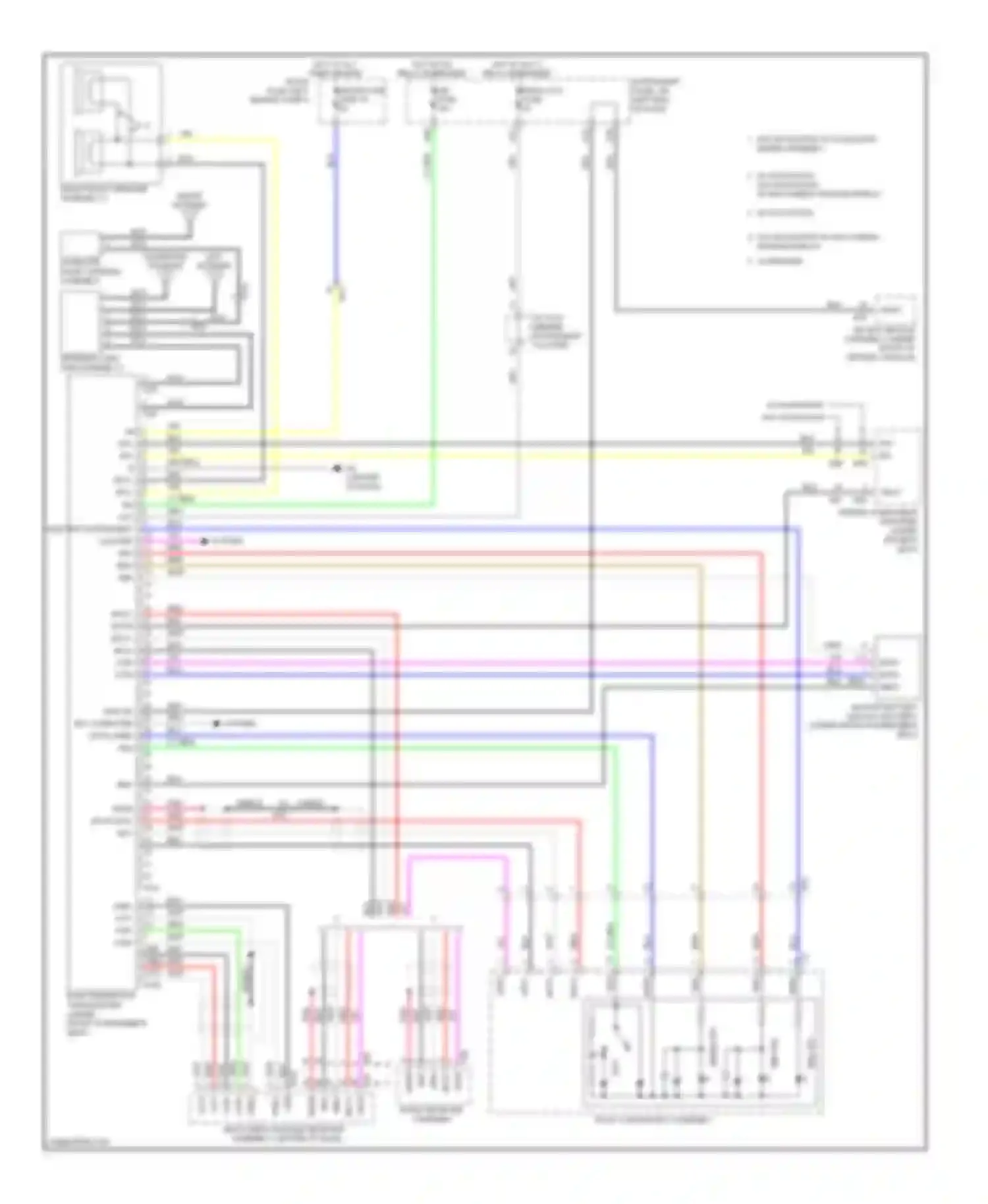 ES Lexus XV60 (2012-2015): Telematics circuit