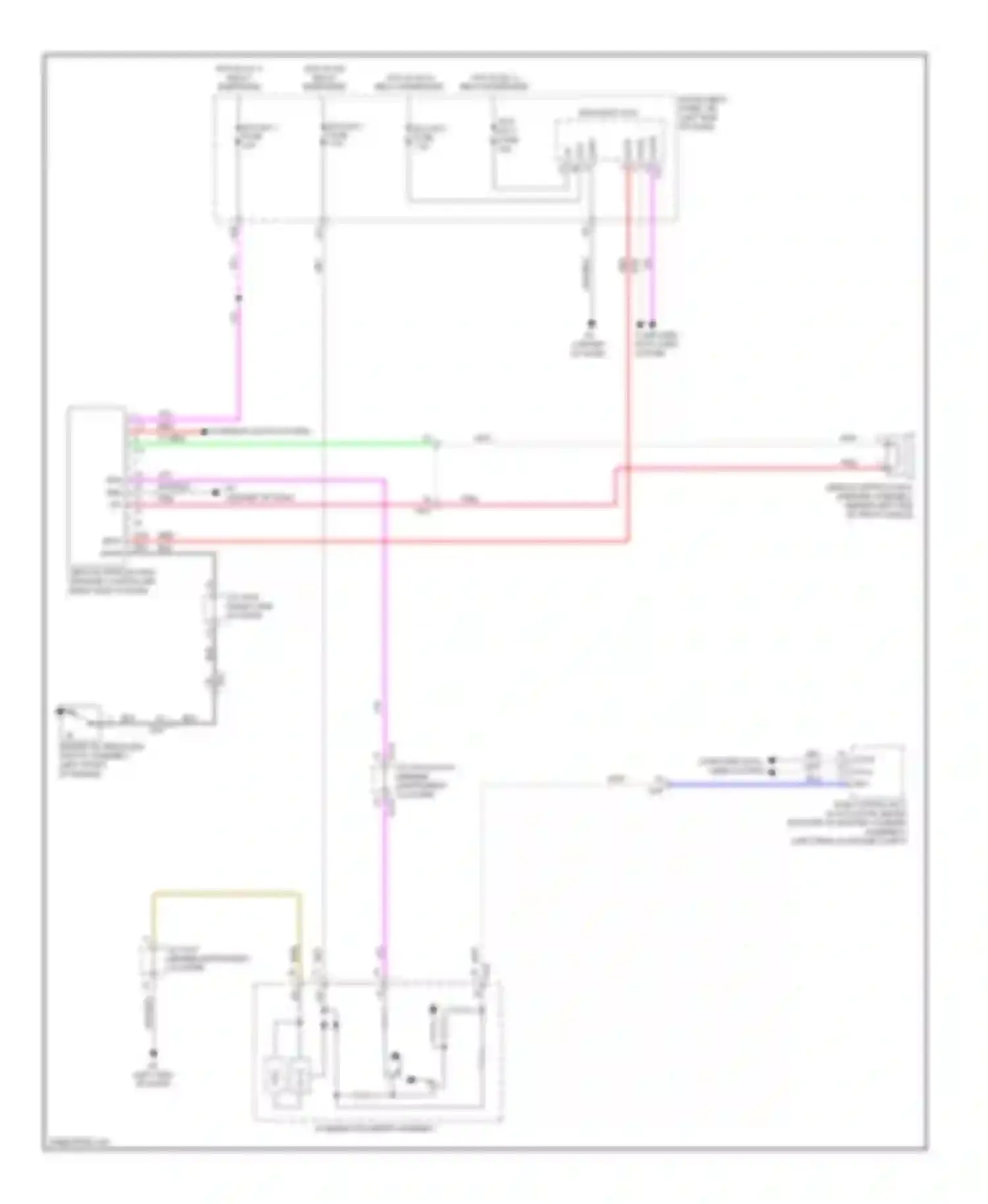 ES Lexus XV60 (2012-2015): Vehicle proximity notification circuit