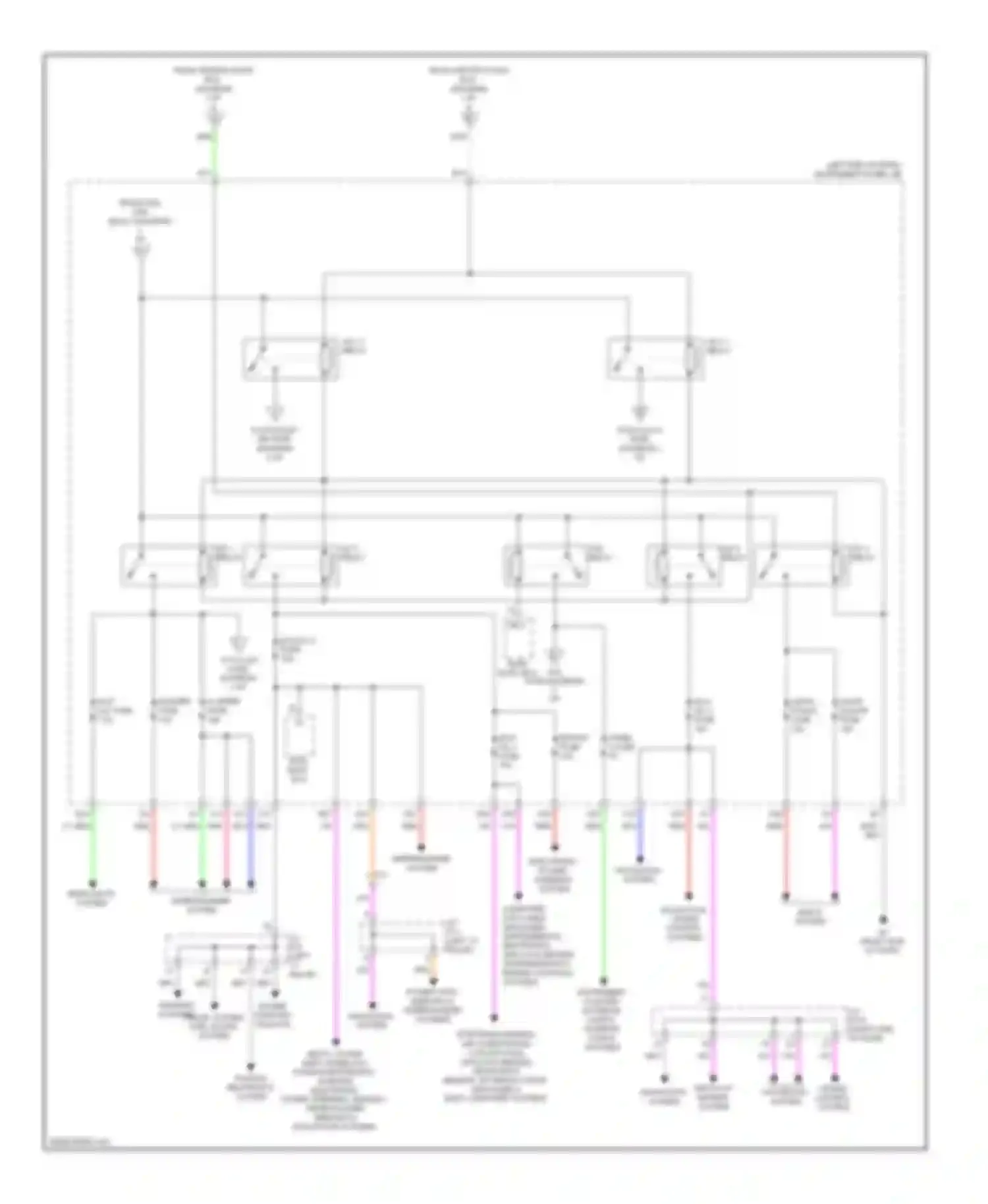 ES Lexus XV60 (2012-2015): Power distribution circuit (4 of 4)