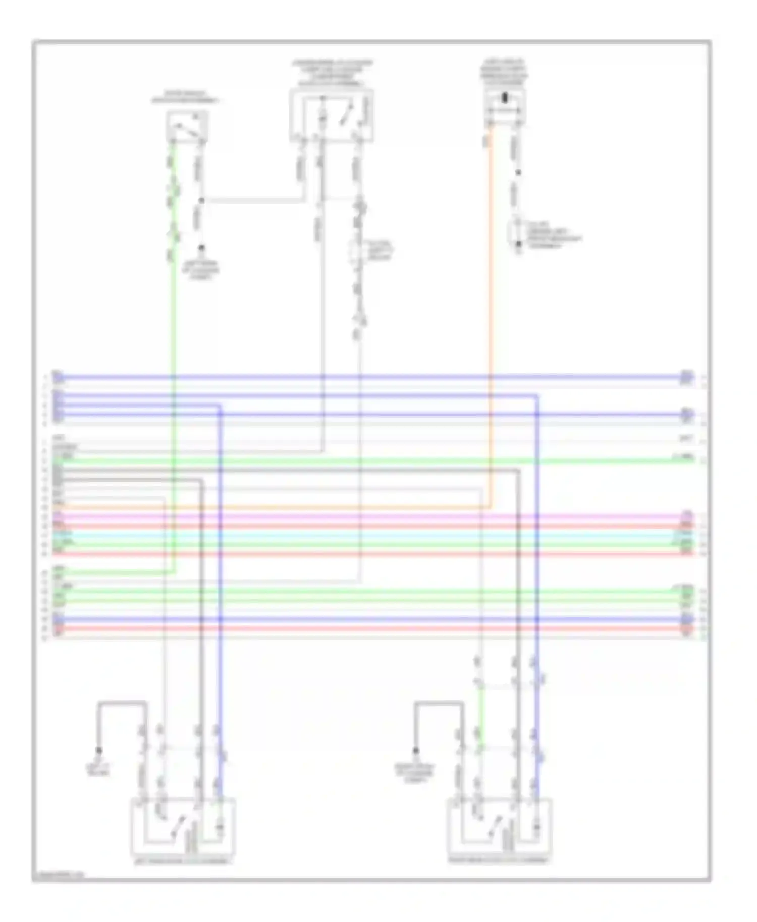 ES Lexus XV60 (2012-2015): Power door locks circuit (2 of 7)