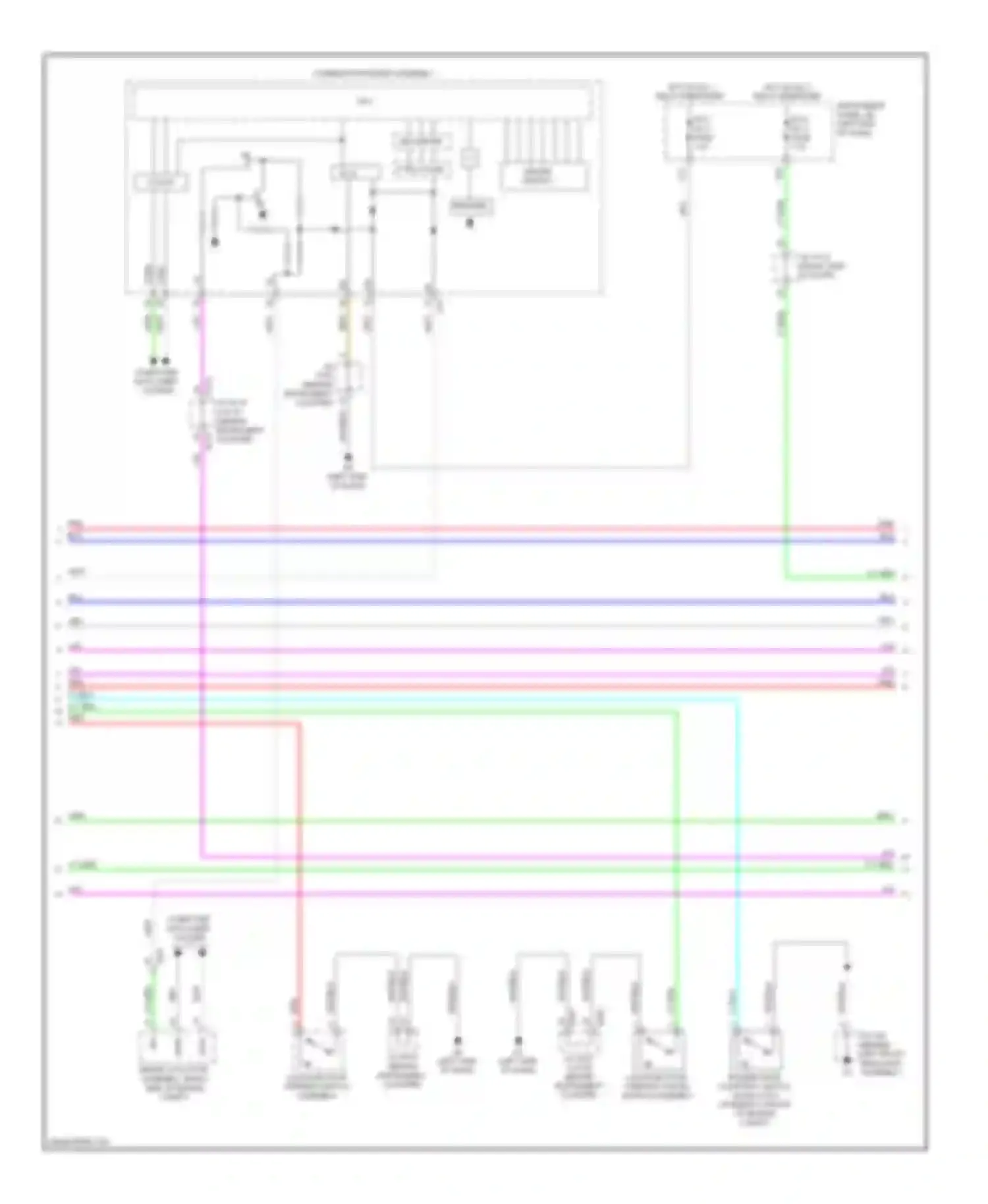 ES Lexus XV60 (2012-2015): Power door locks circuit (4 of 7)