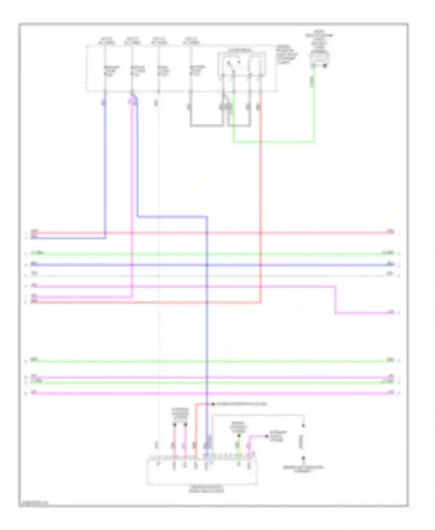 ES Lexus XV60 (2012-2015): Power door locks circuit (5 of 7)