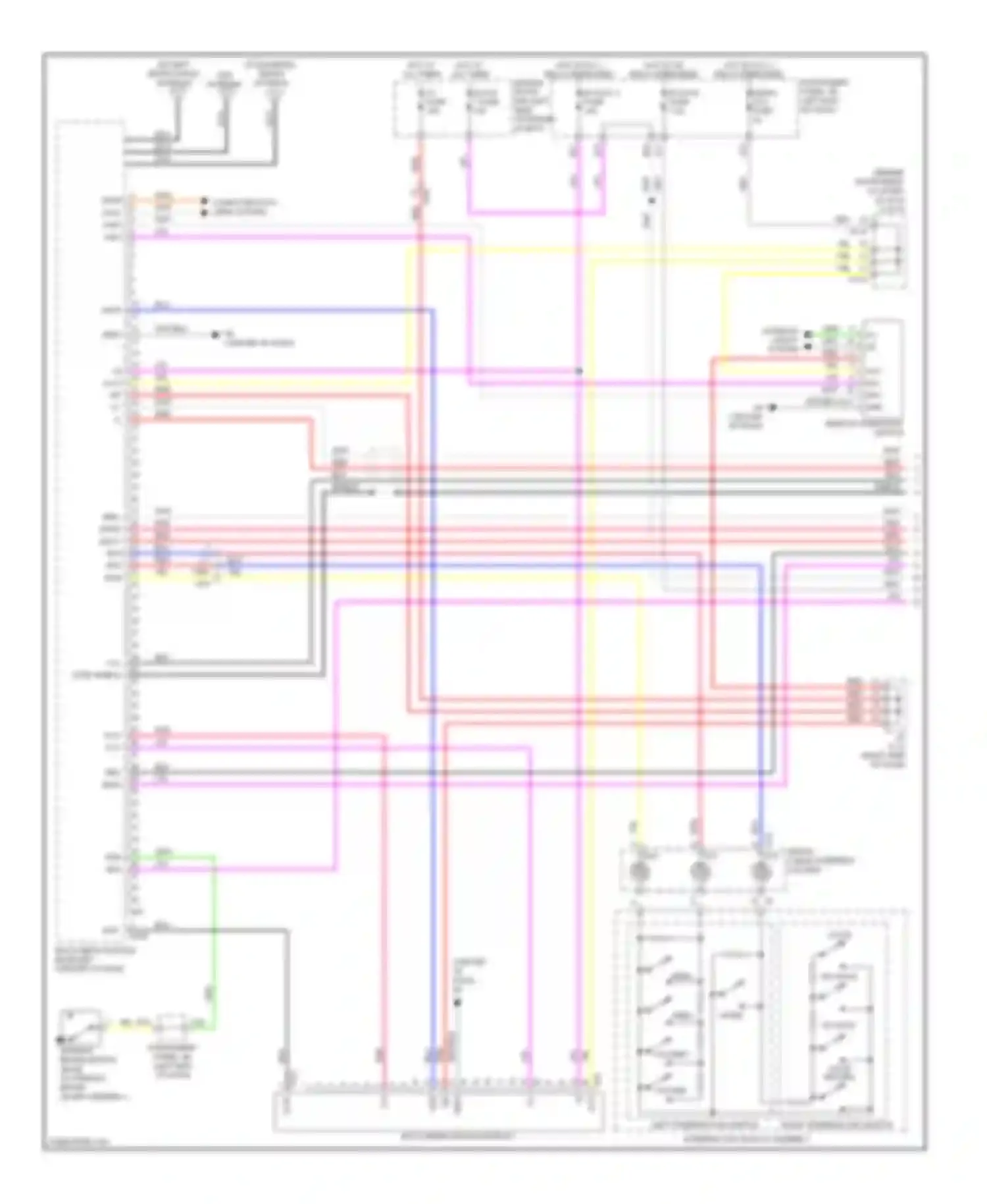 ES Lexus XV60 (2012-2015): Radio circuit, with navigation (1 of 3)