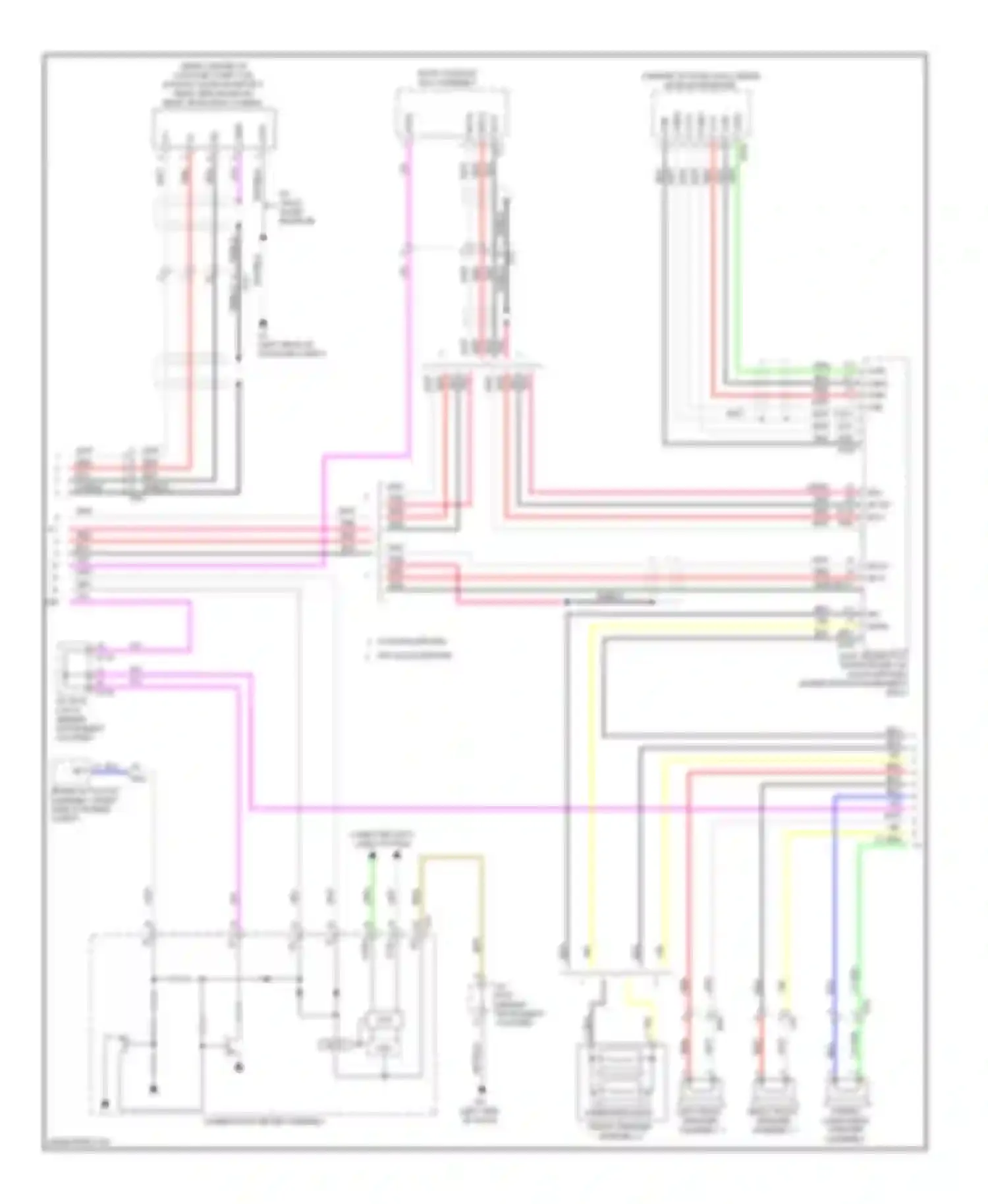 ES Lexus XV60 (2012-2015): Radio circuit, with navigation (2 of 3)