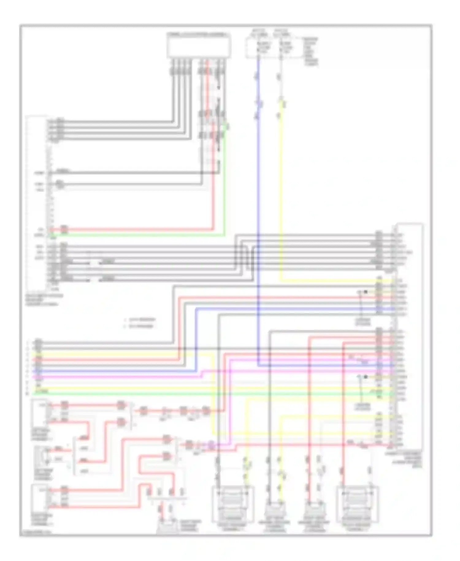 ES Lexus XV60 (2012-2015): Radio circuit, with navigation (3 of 3)