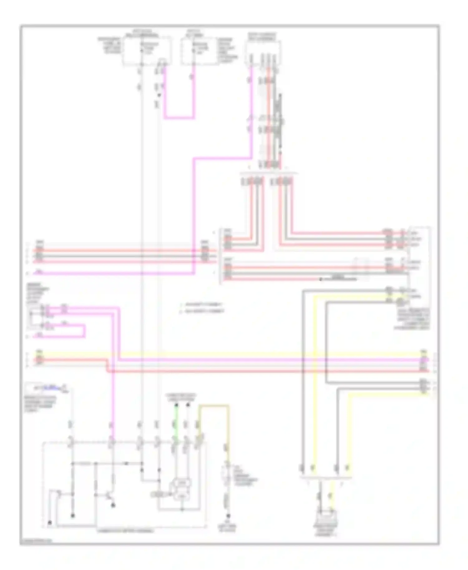 ES Lexus XV60 (2012-2015): Radio circuit, without navigation & with multi-media module receiver assembly (2 of 3)