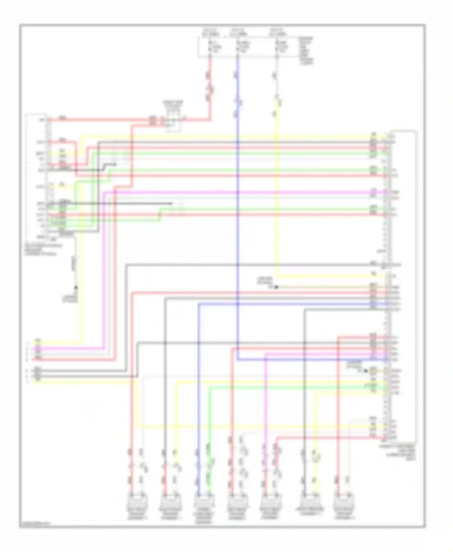 ES Lexus XV60 (2012-2015): Radio circuit, without navigation & with multi-media module receiver assembly (3 of 3)
