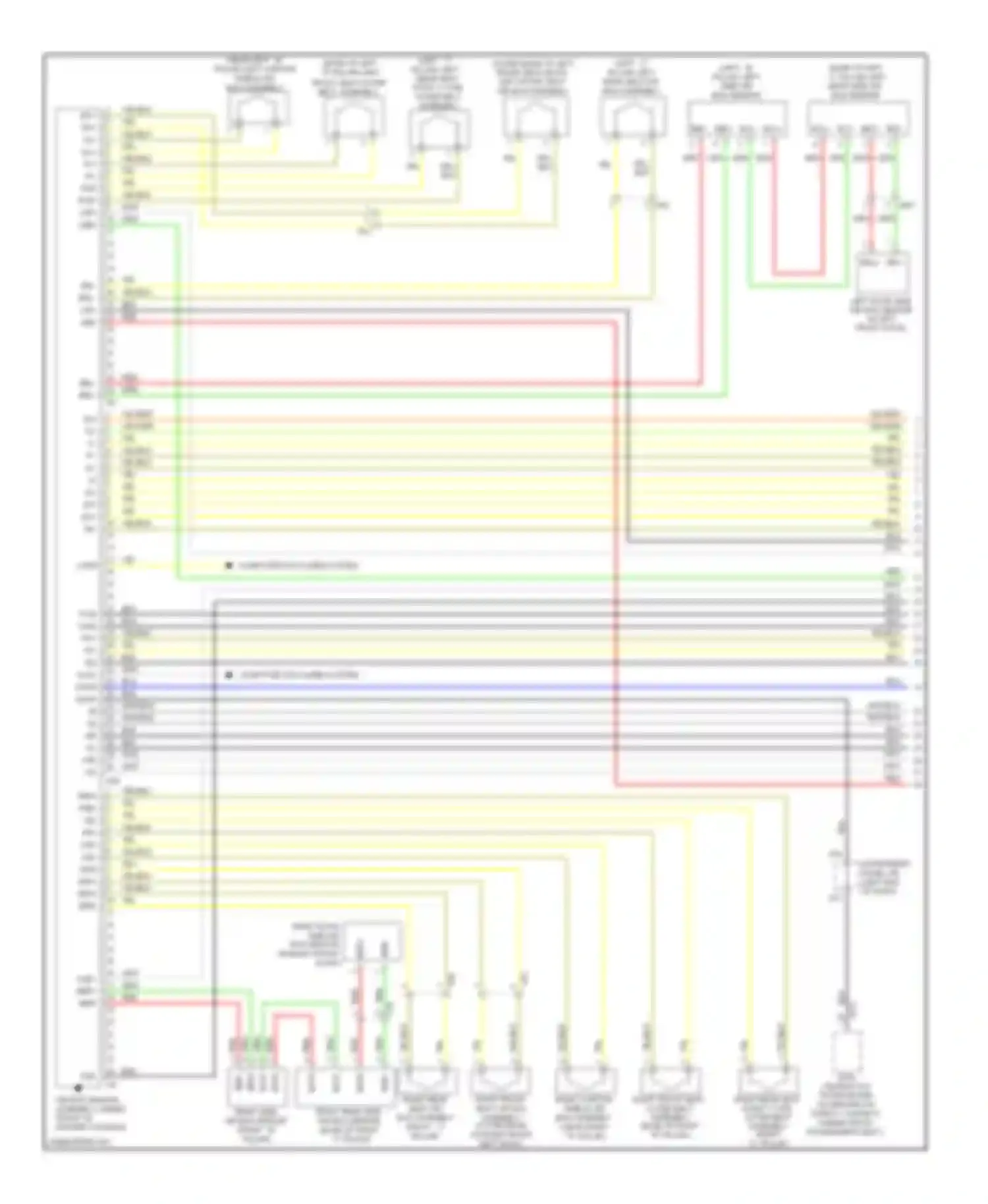 ES Lexus XV60 (2012-2015): Supplemental restraint circuit (1 of 3)