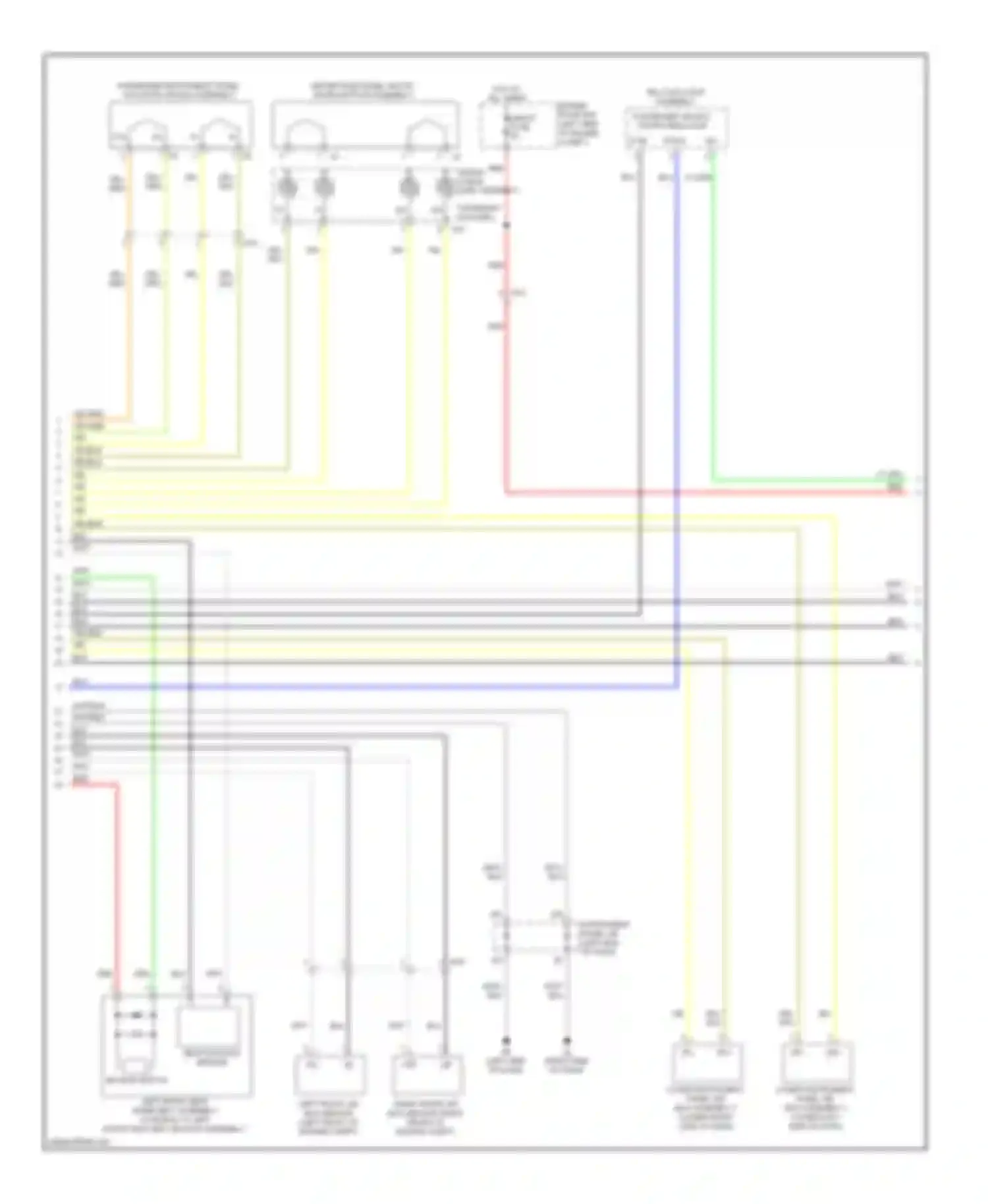 ES Lexus XV60 (2012-2015): Supplemental restraint circuit (2 of 3)