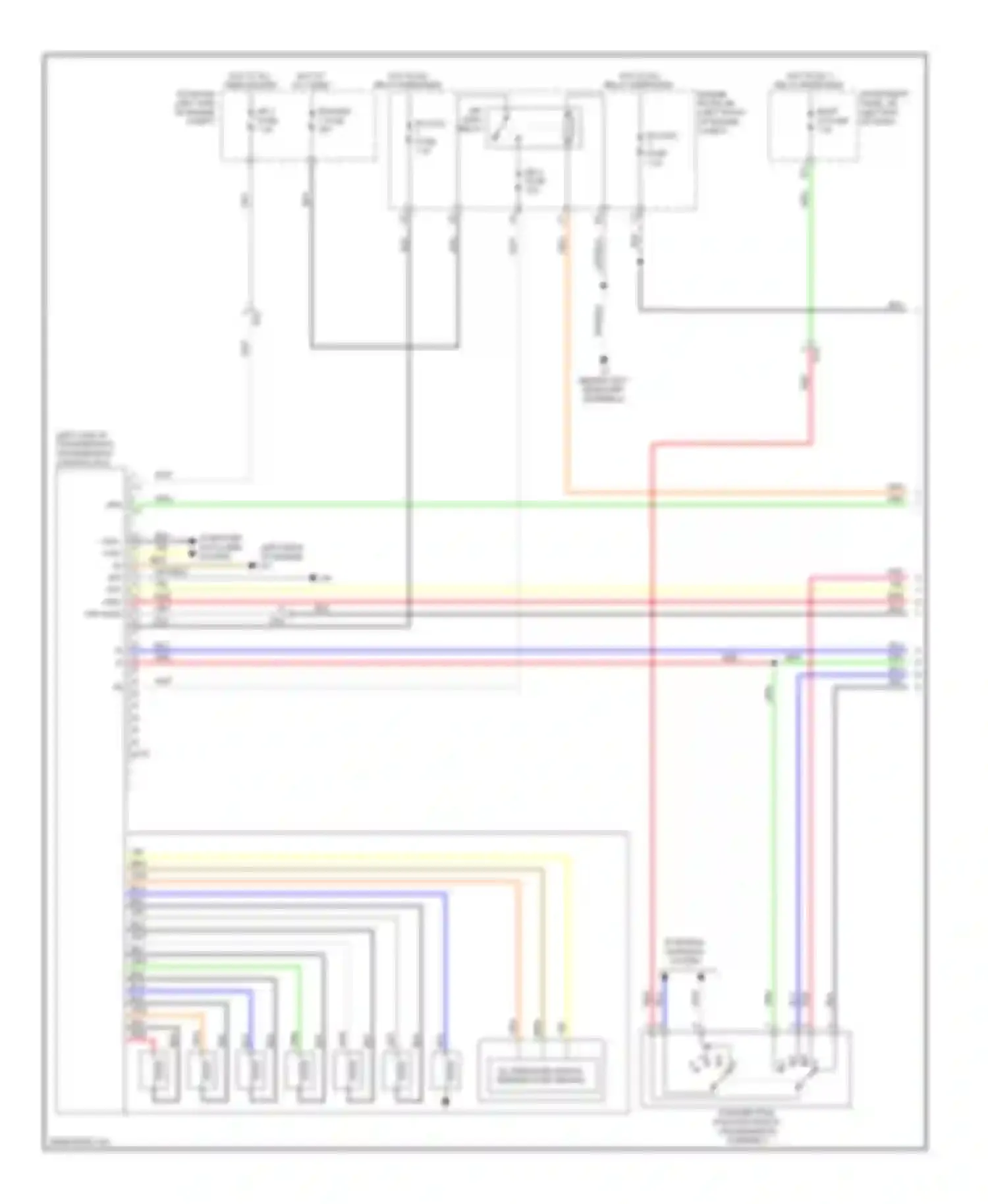 ES Lexus XV60 (2012-2015): Transmission circuit (1 of 2)