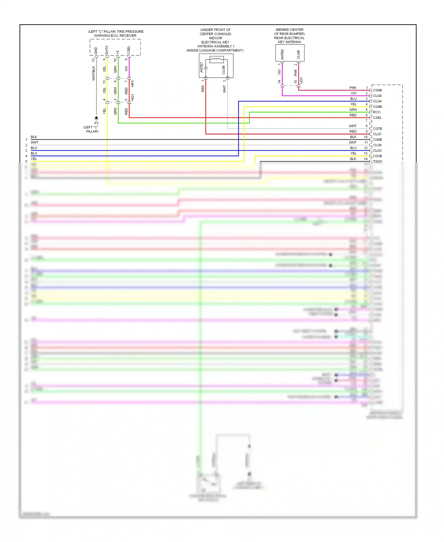 Wiring diagram blu for Lexus ES XV60 (2012-2015) (122 of 139)