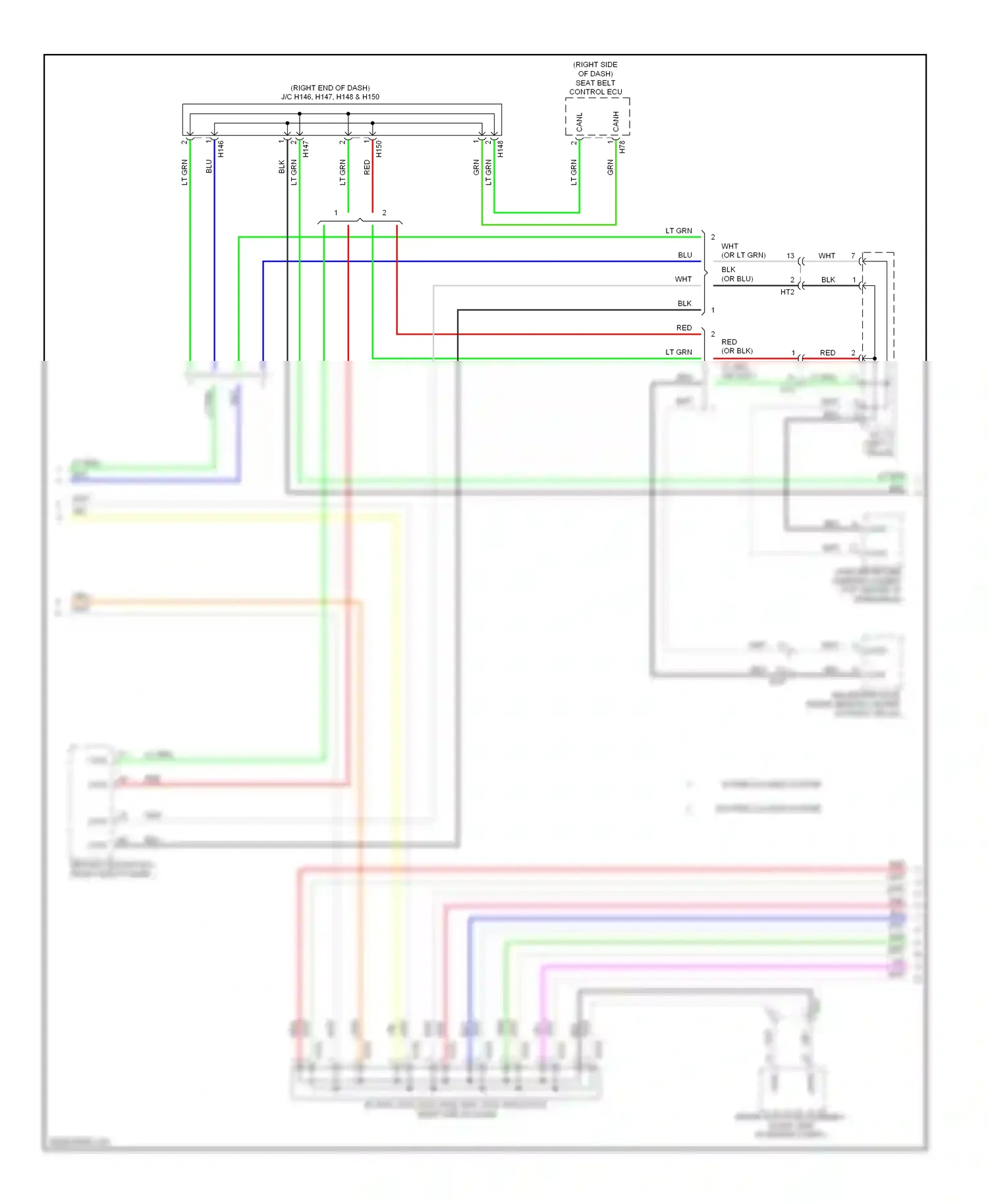 Wiring diagram blu for Lexus ES XV60 (2012-2015) (115 of 139)