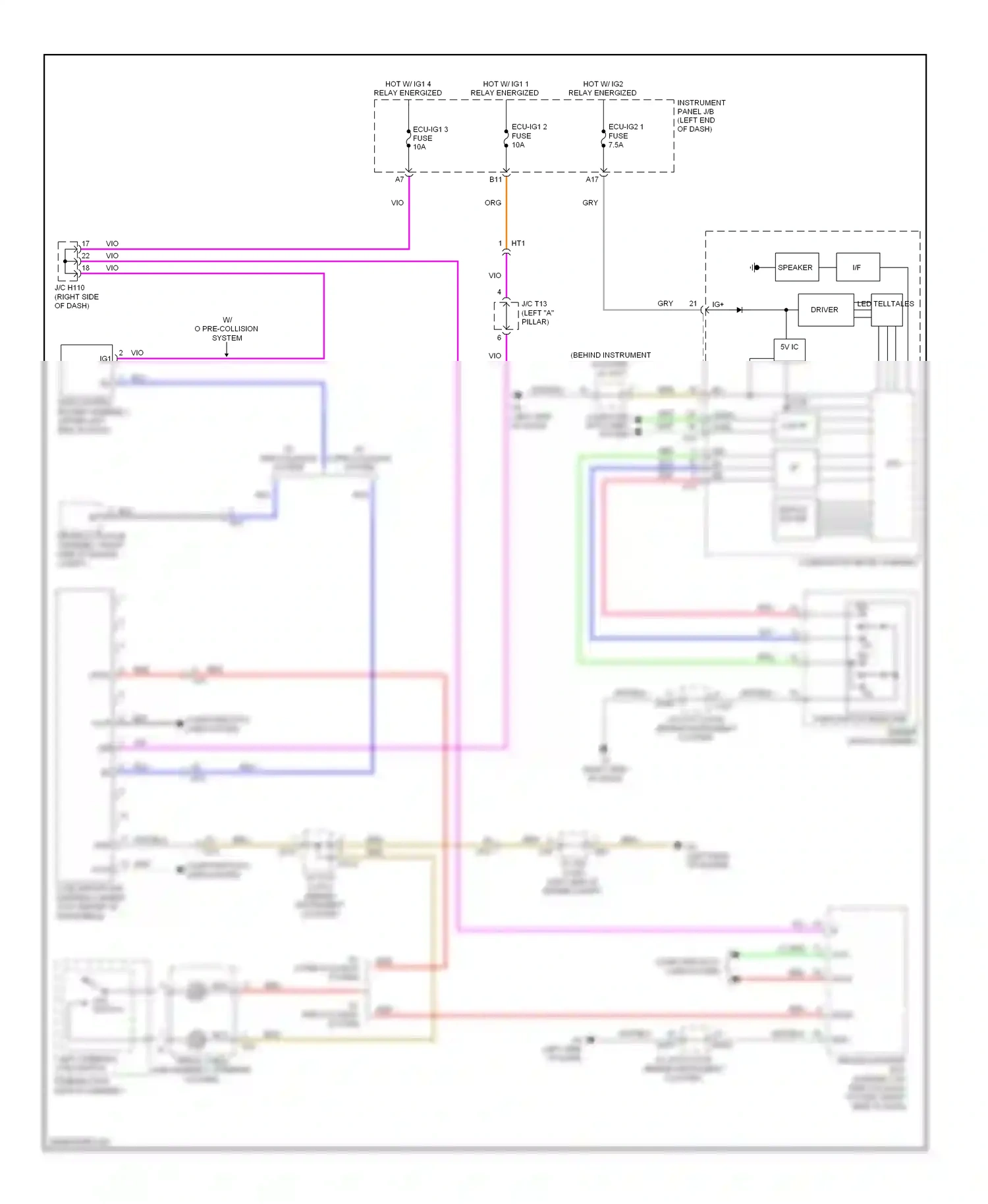 Wiring diagram computer data lines system for Lexus ES XV60 (2012-2015) (43 of 88)