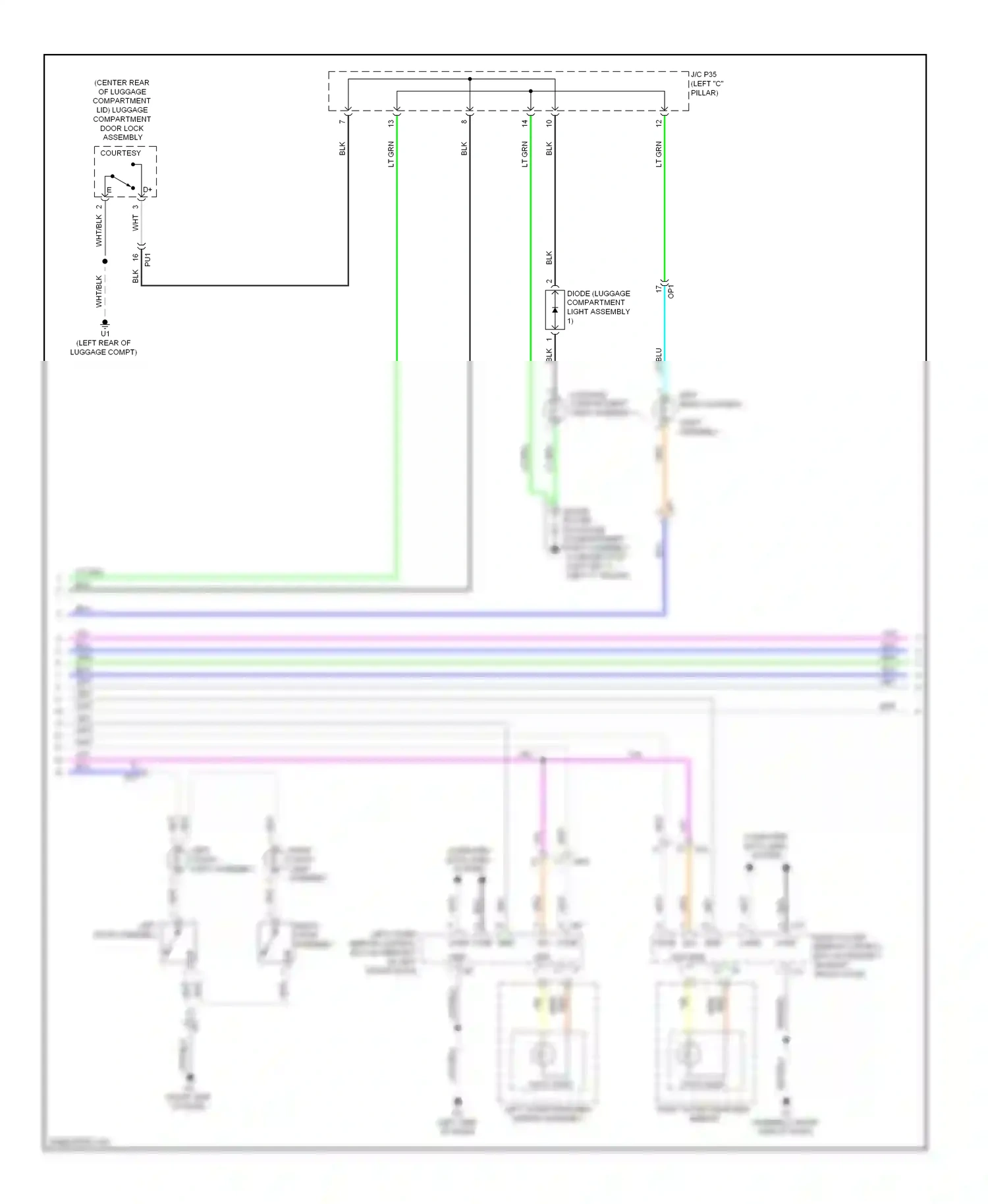 Wiring diagram computer data lines system for Lexus ES XV60 (2012-2015) (33 of 88)