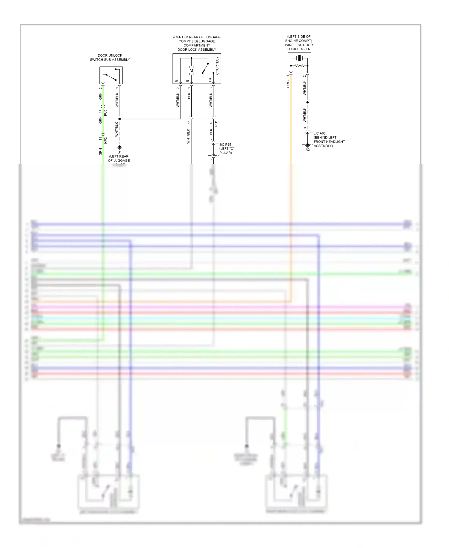 Lexus ES XV60 (2012-2015) detection wiring diagram  (1 of 4)