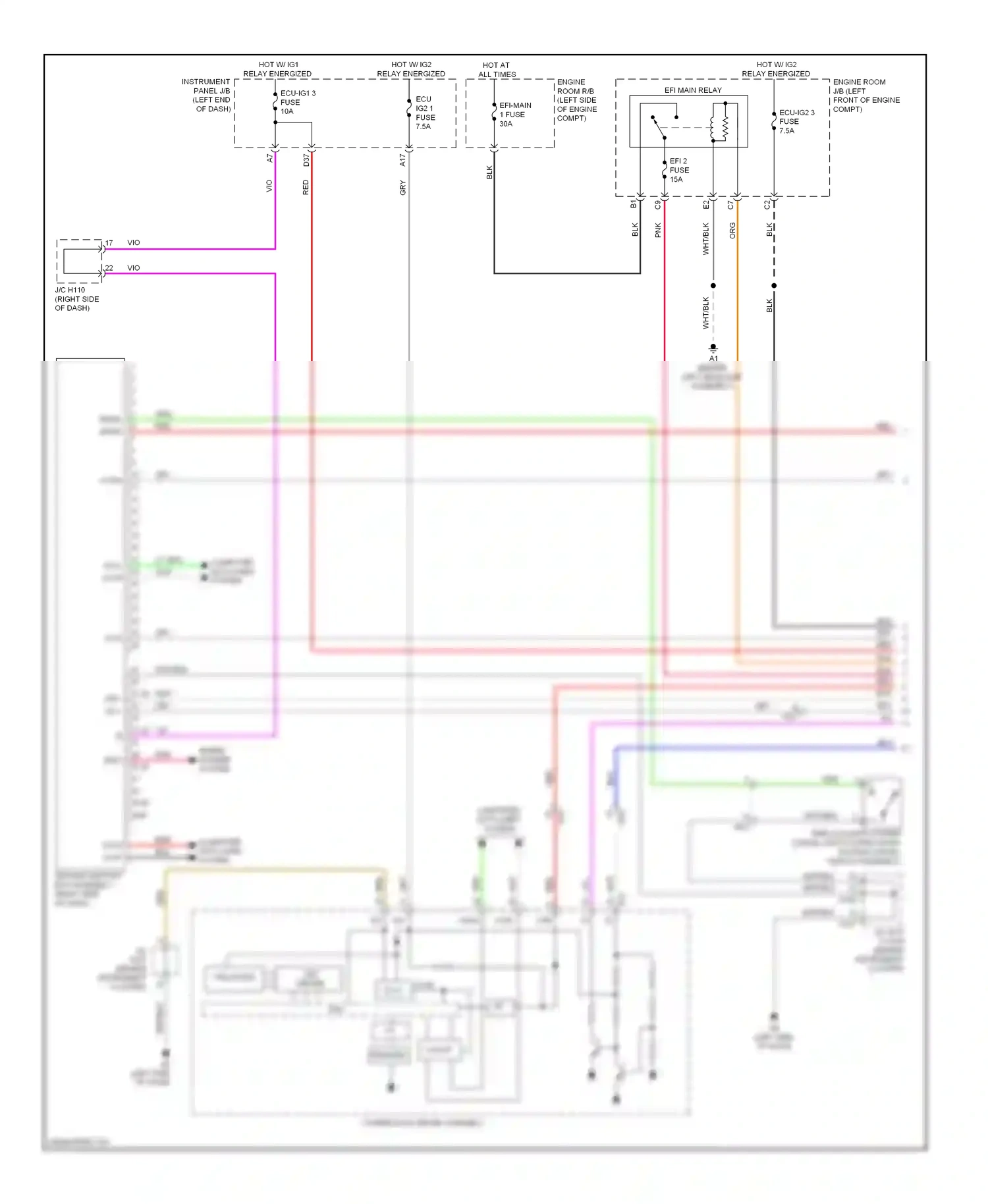 Wiring diagram lt grn for Lexus ES XV60 (2012-2015) (15 of 102)
