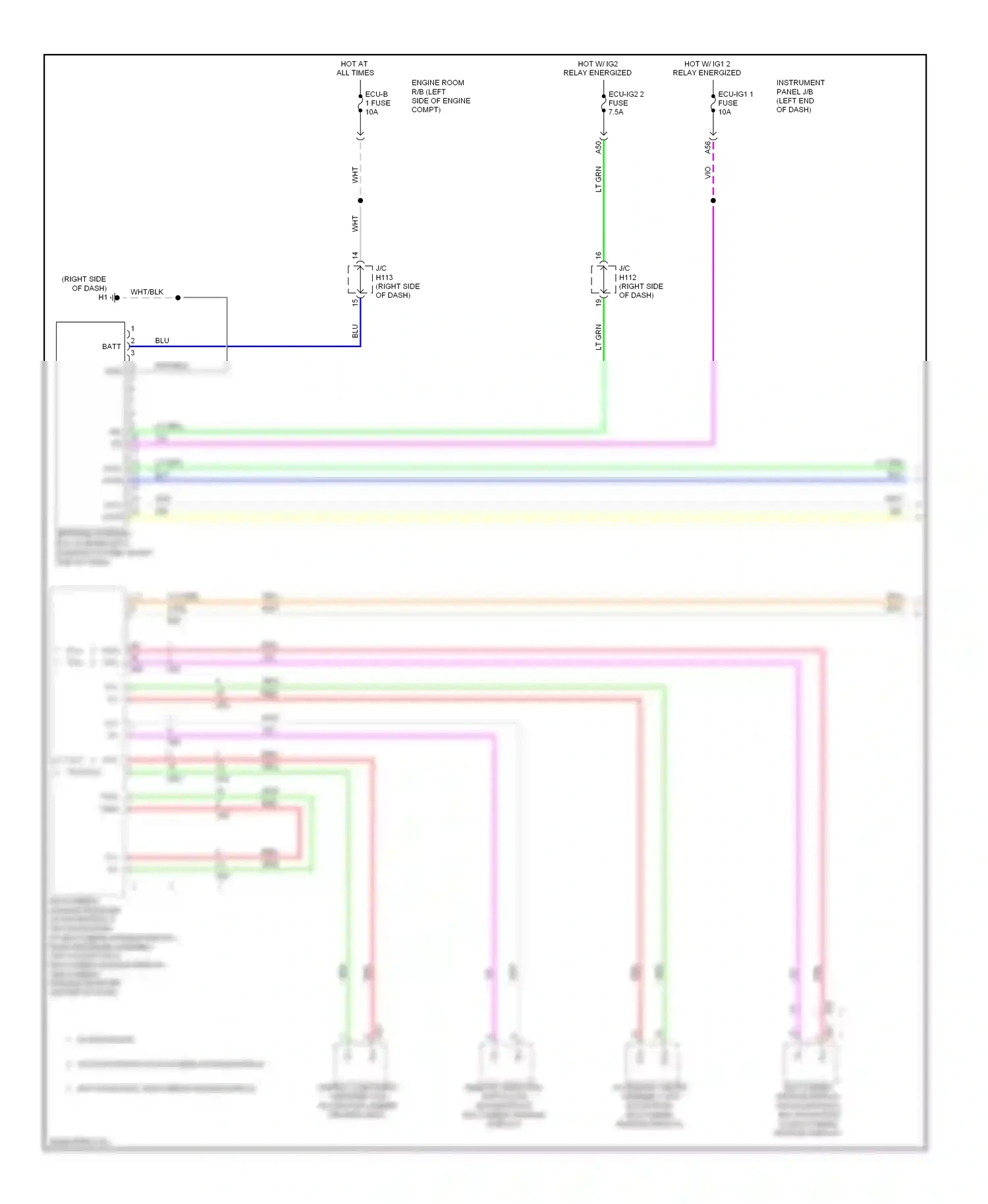 Wiring diagram pnk for Lexus ES XV60 (2012-2015) (106 of 121)