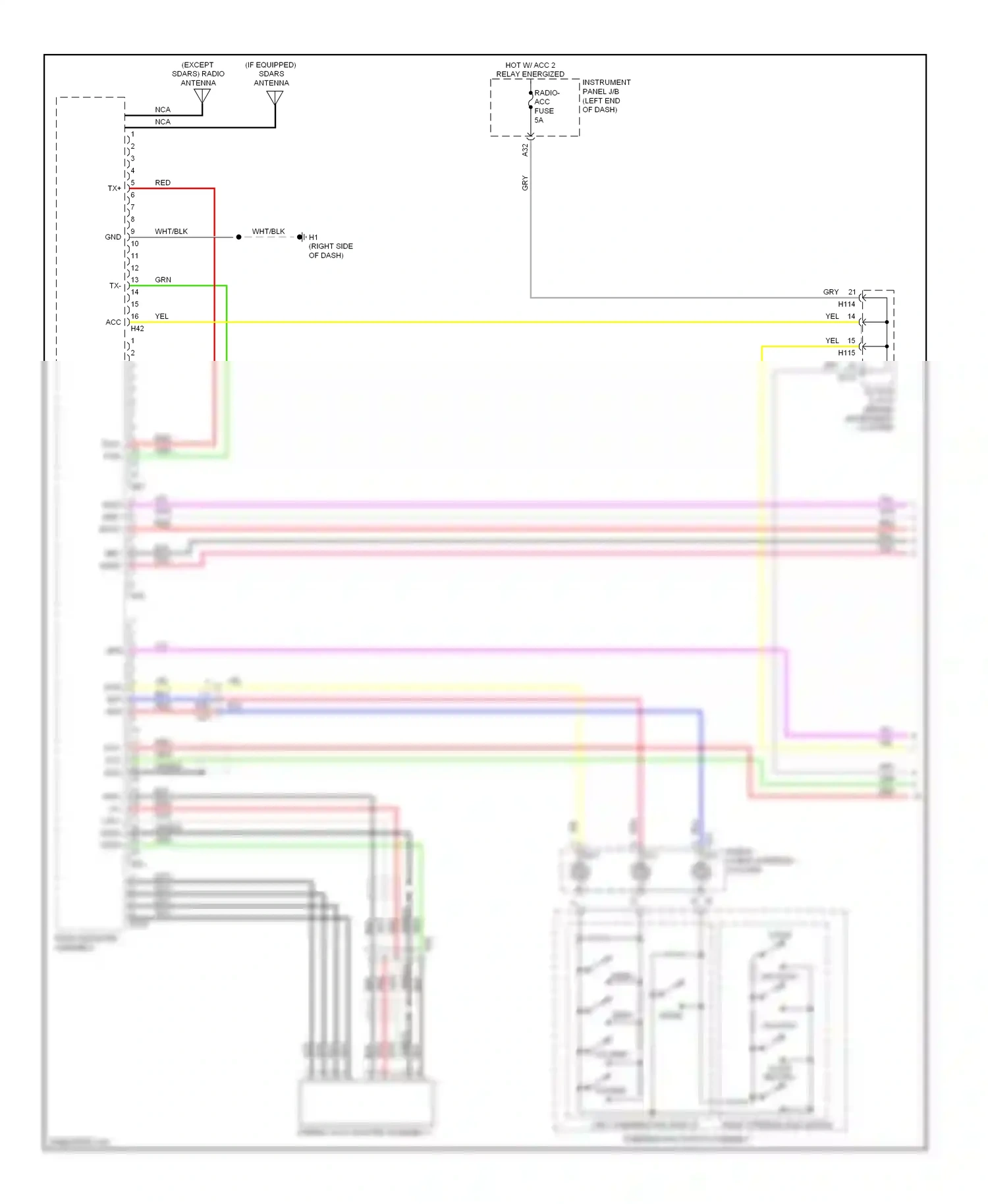 Lexus ES XV60 (2012-2015) shield wiring diagram  (12 of 19)