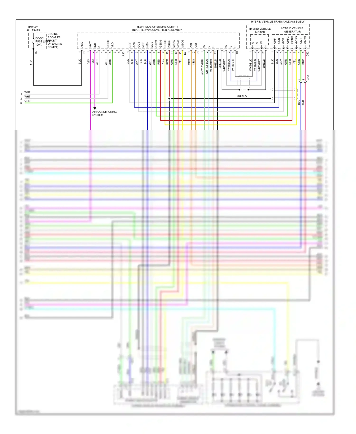 Lexus ES XV60 (2012-2015) shield wiring diagram  (9 of 19)