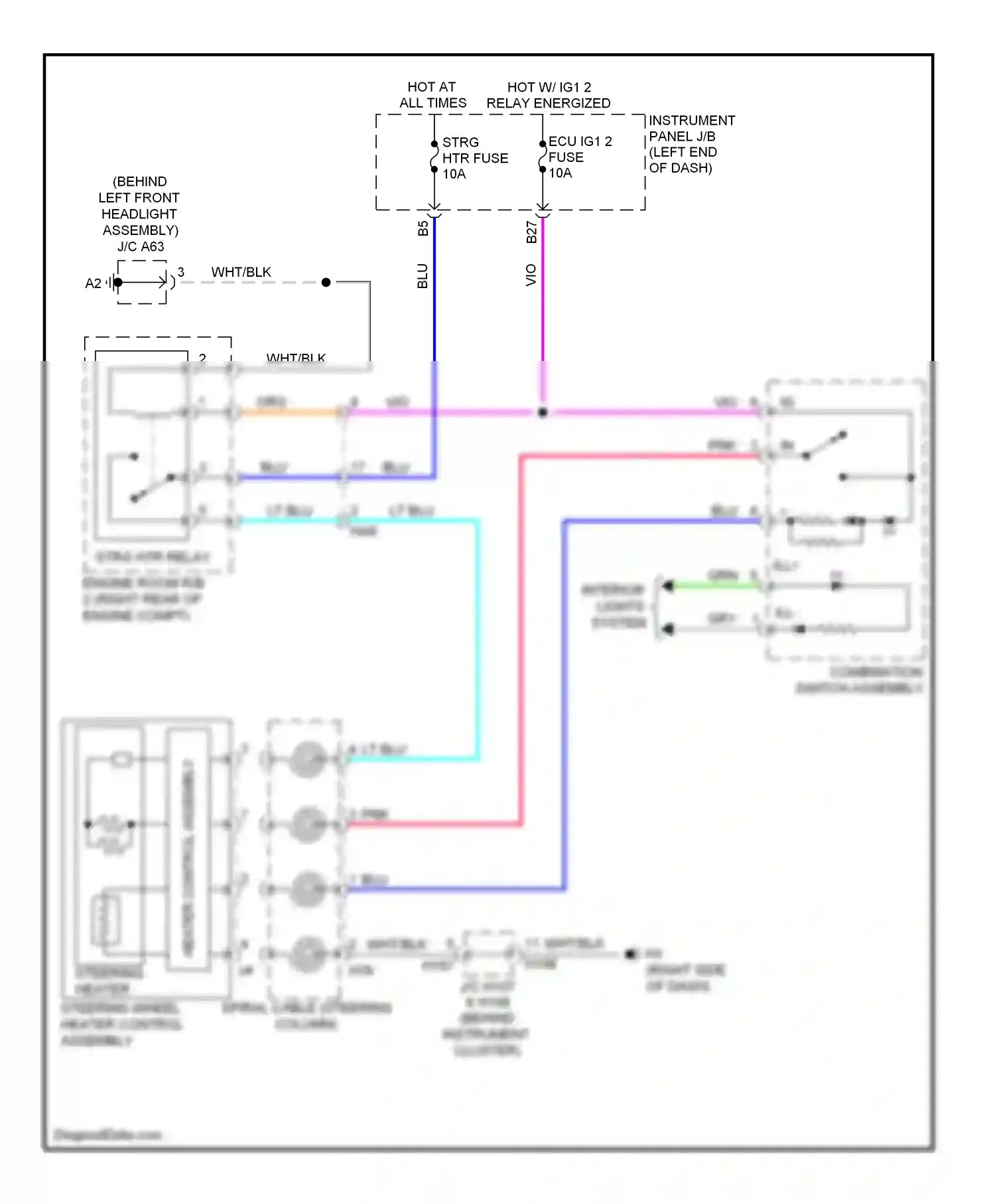 Wiring diagram vio for Lexus ES XV60 (2012-2015) (85 of 133)