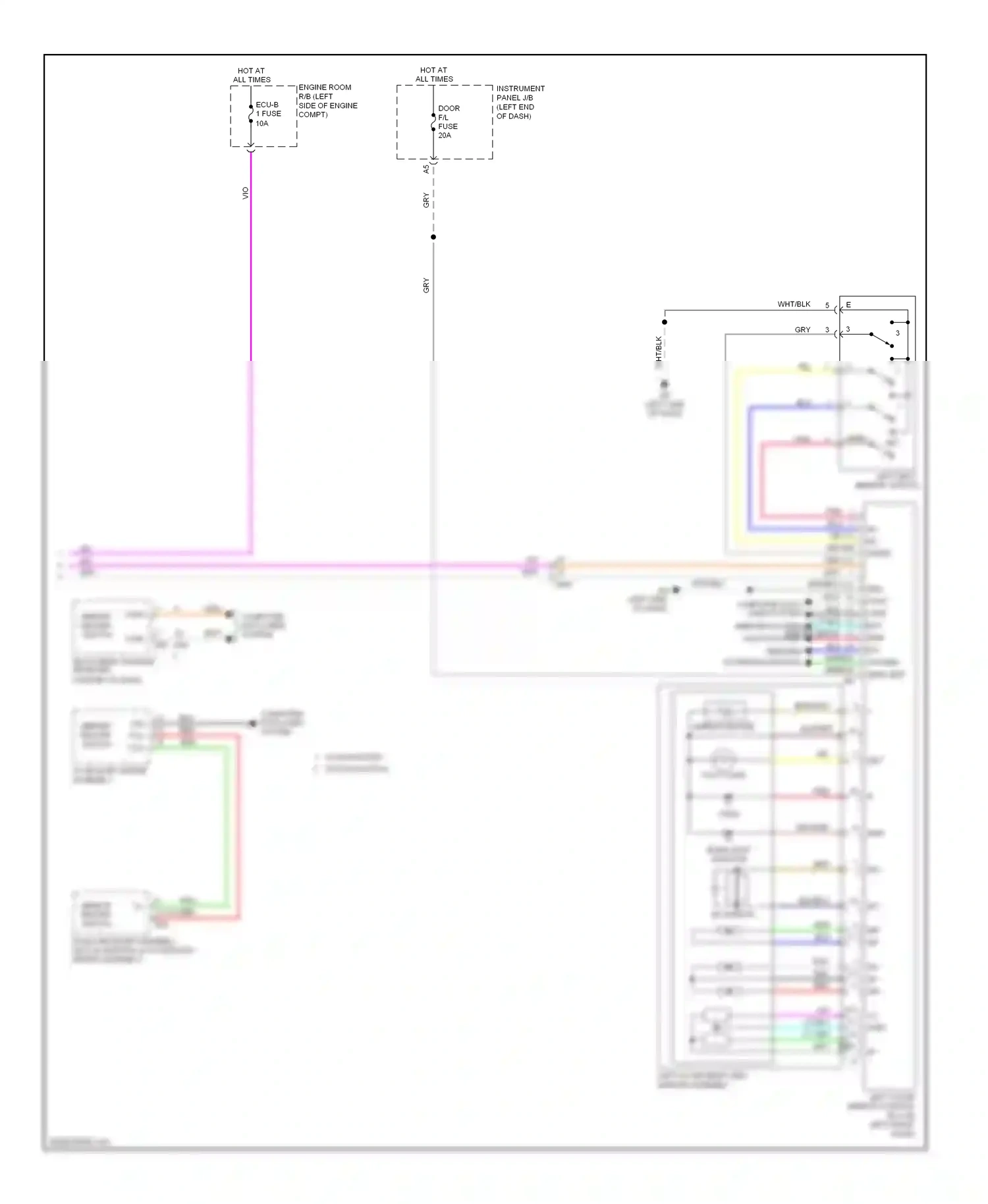 Wiring diagram vio for Lexus ES XV60 (2012-2015) (64 of 133)