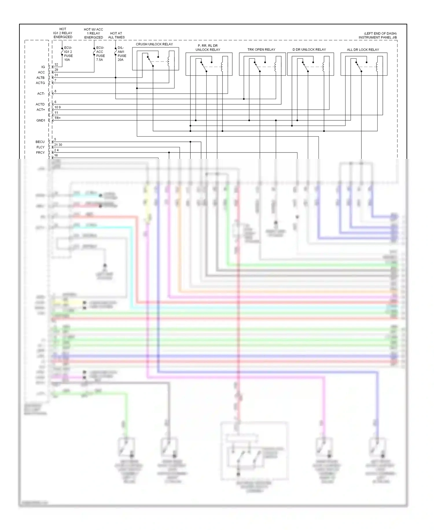 Wiring diagram wht for Lexus ES XV60 (2012-2015) (7 of 146)