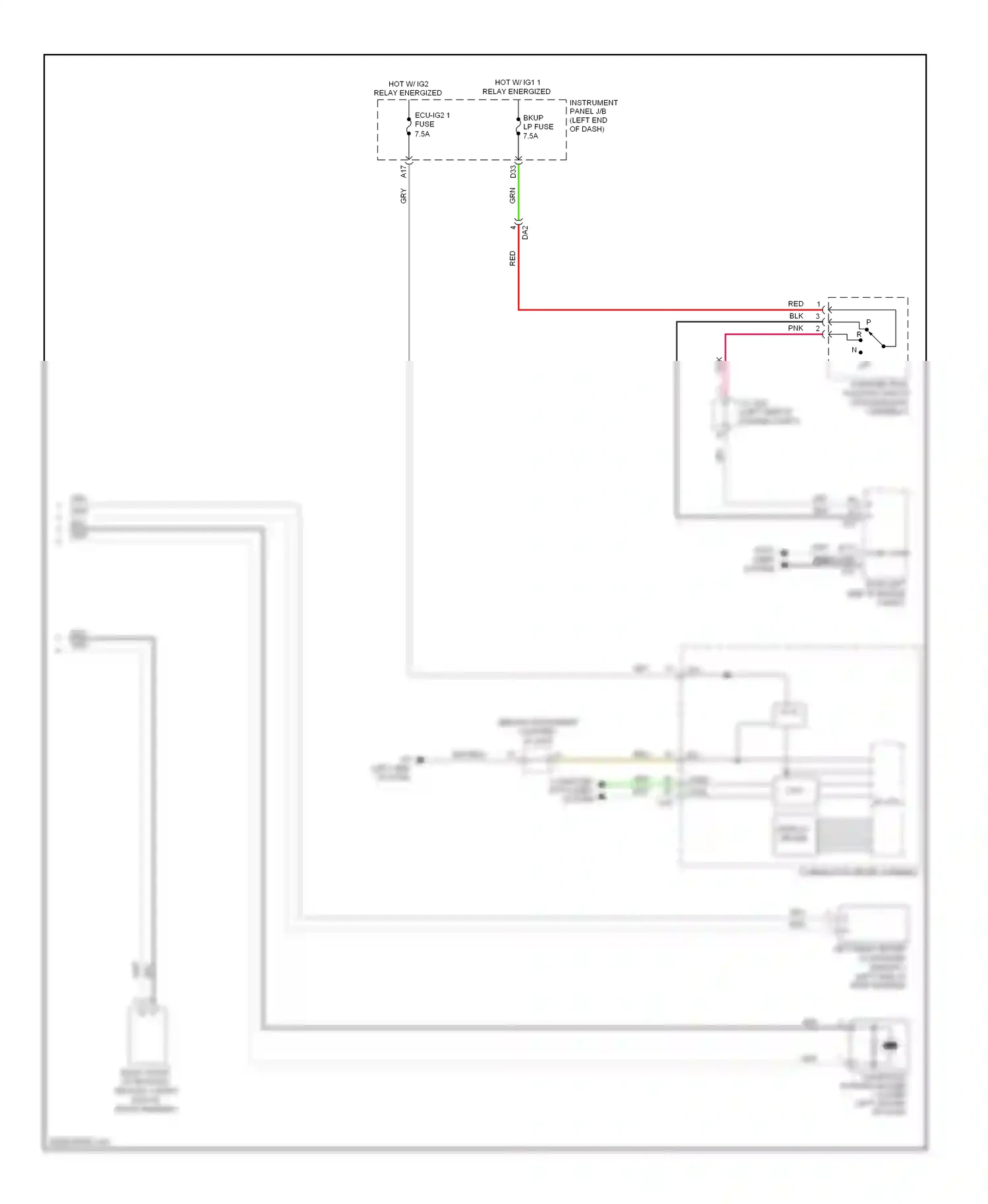 Wiring diagram wht for Lexus ES XV60 (2012-2015) (105 of 146)