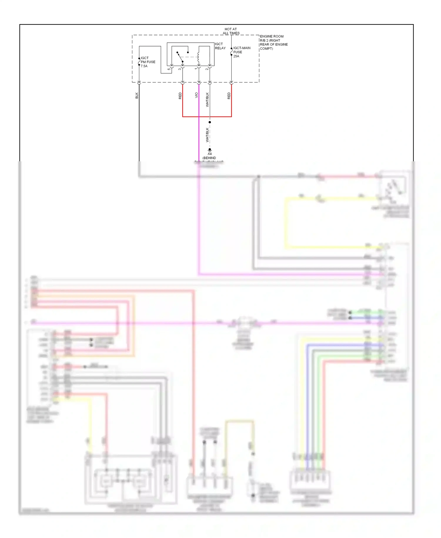 Wiring diagram yel for Lexus ES XV60 (2012-2015) (17 of 100)